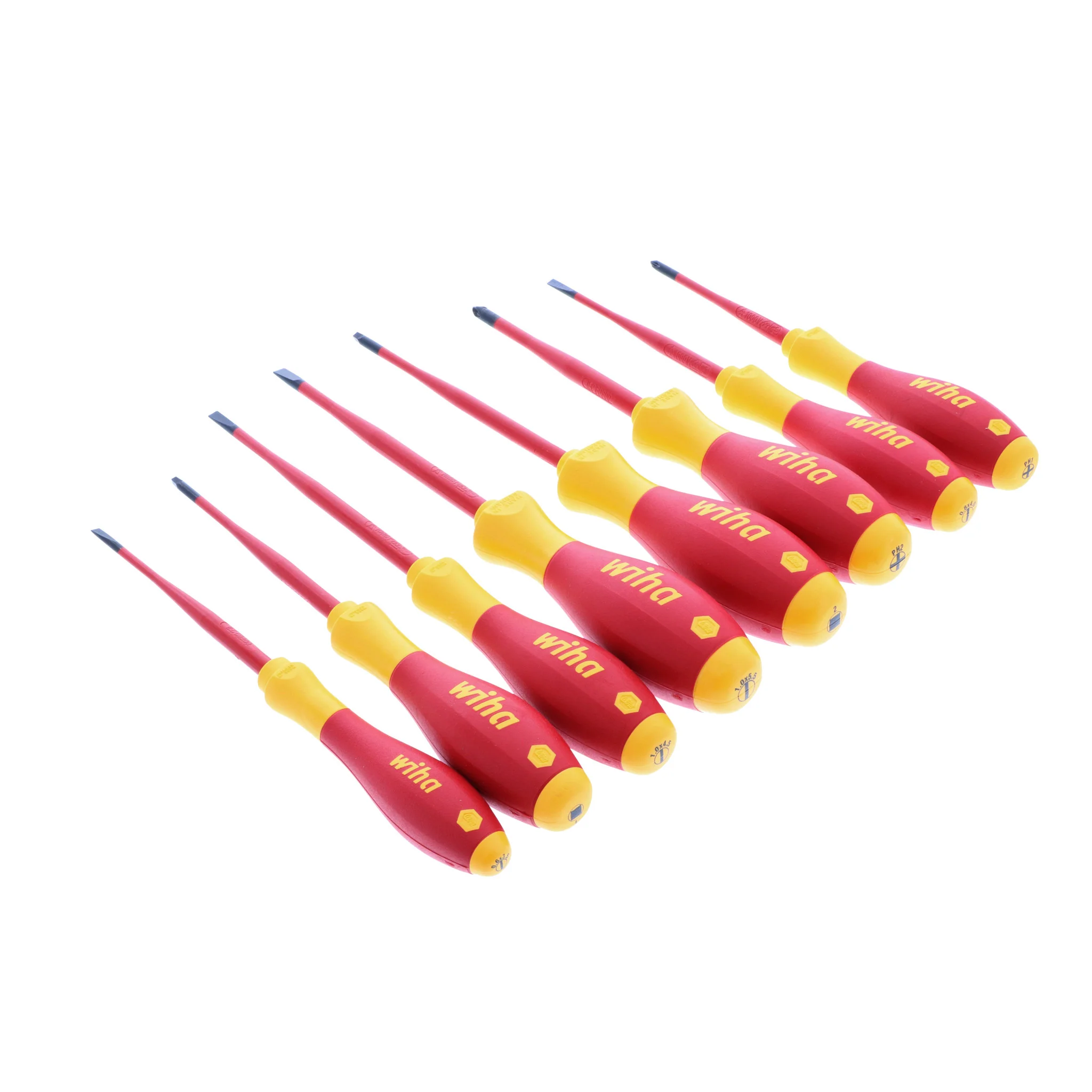 8 Piece Insulated SlimLine Screwdriver Set - Image 4