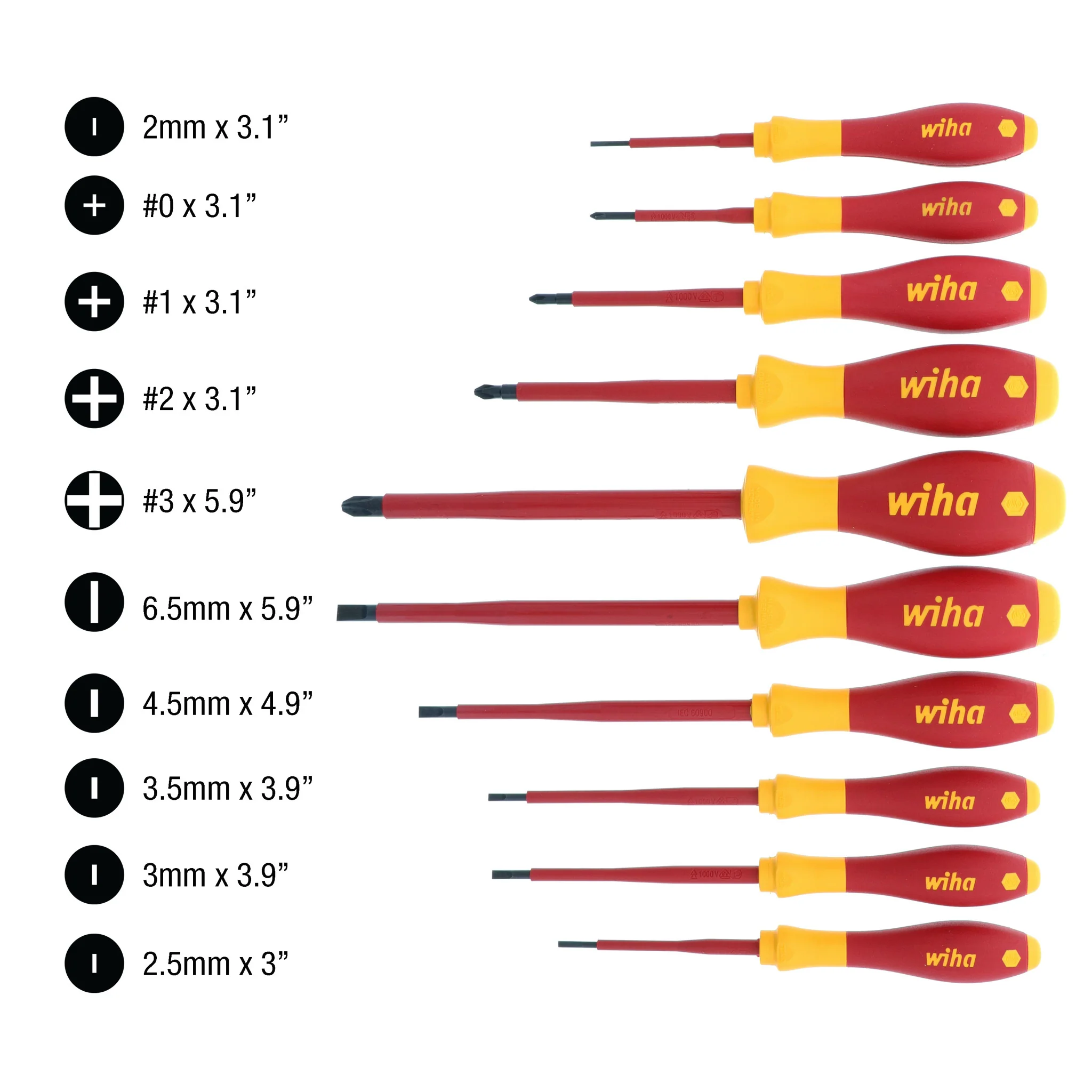 10 Piece Insulated SoftFinish Screwdriver Set - Image 6