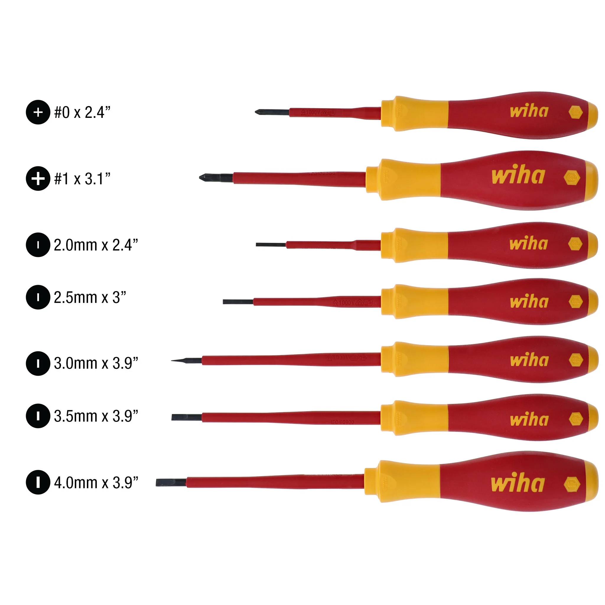 7 Piece Insulated SoftFinish Screwdriver Set - Image 2
