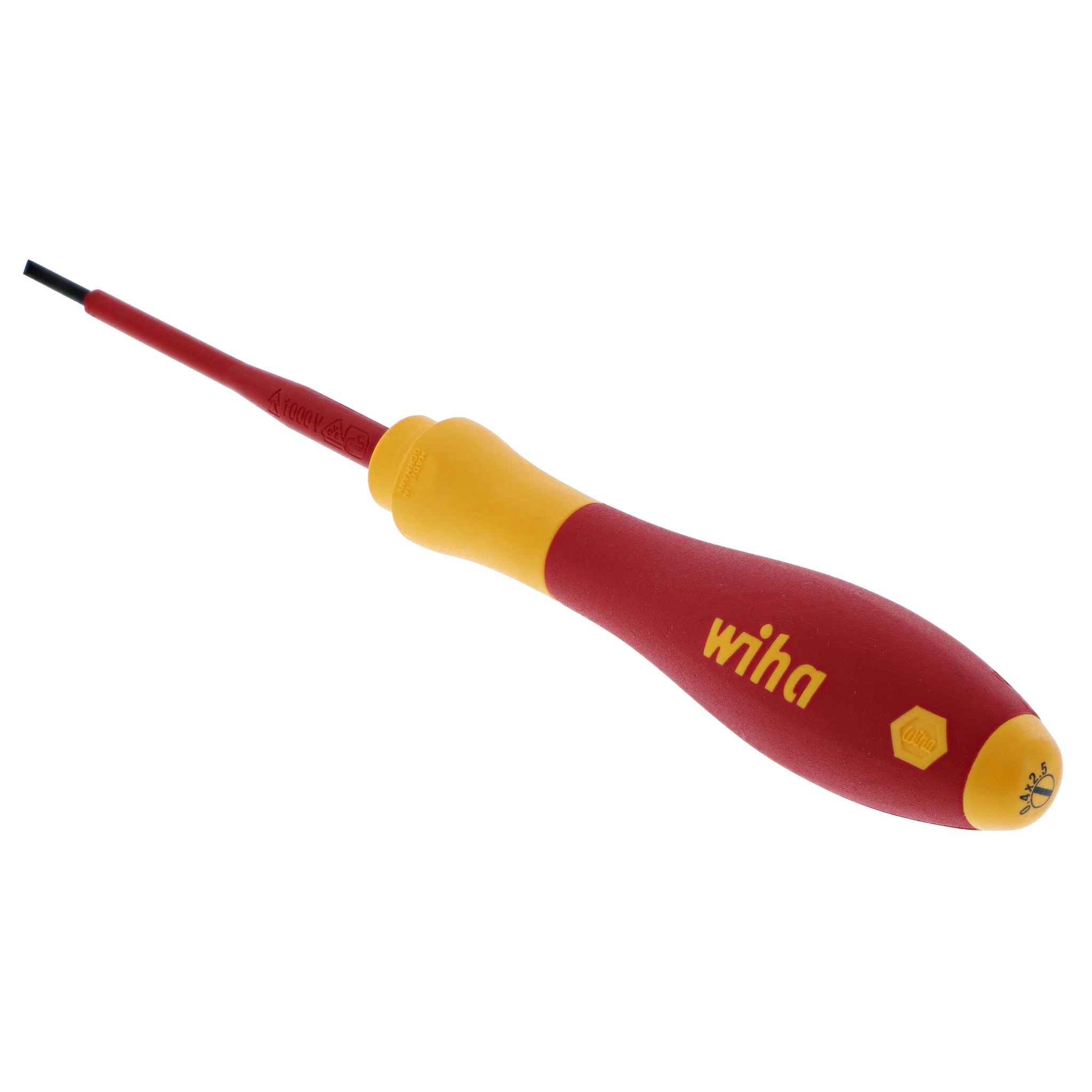 Insulated SoftFinish Slotted Screwdriver 2.5mm x 75mm - Image 3