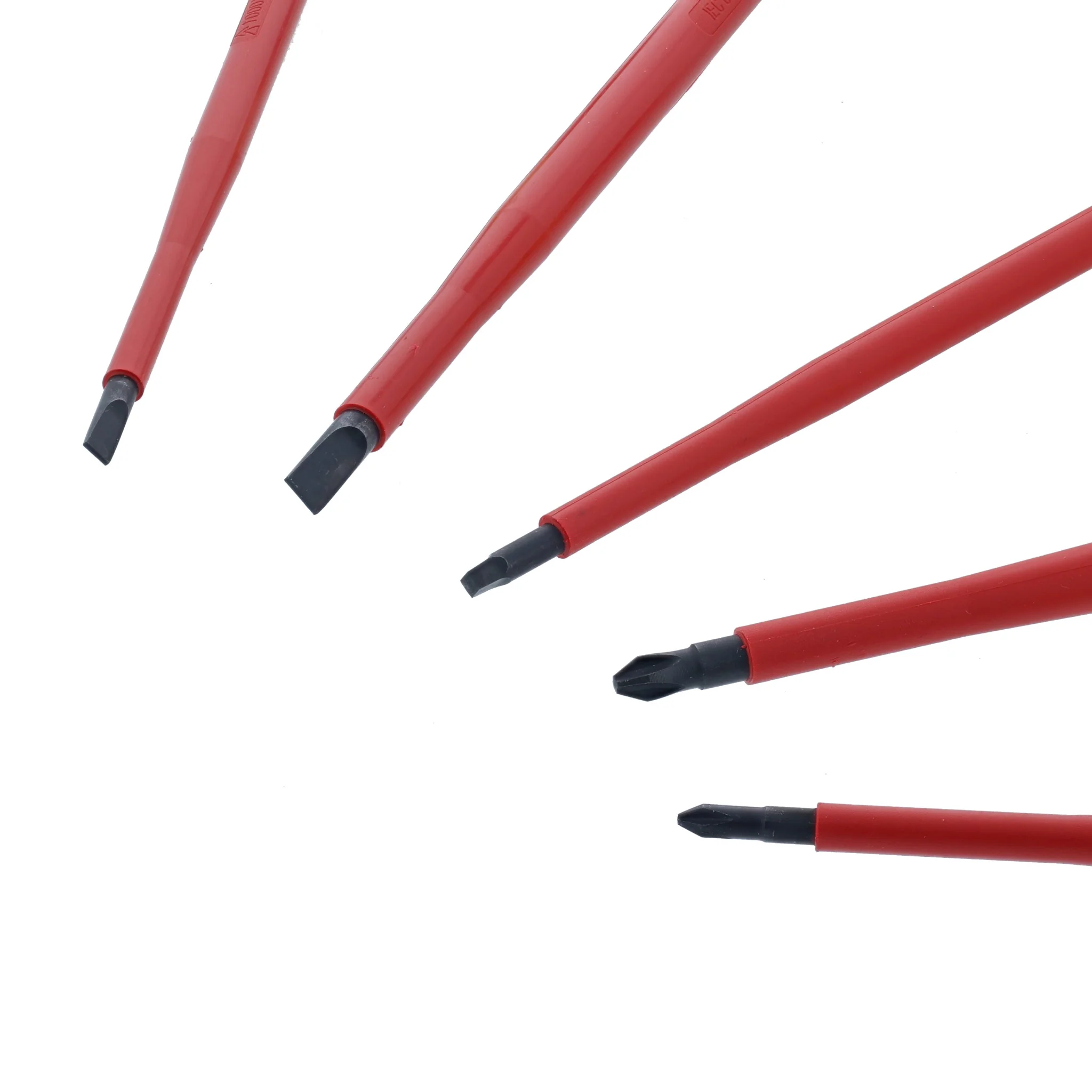 5 Piece Insulated SoftFinish Screwdriver Set - Slotted, Phillips, Square - Image 6