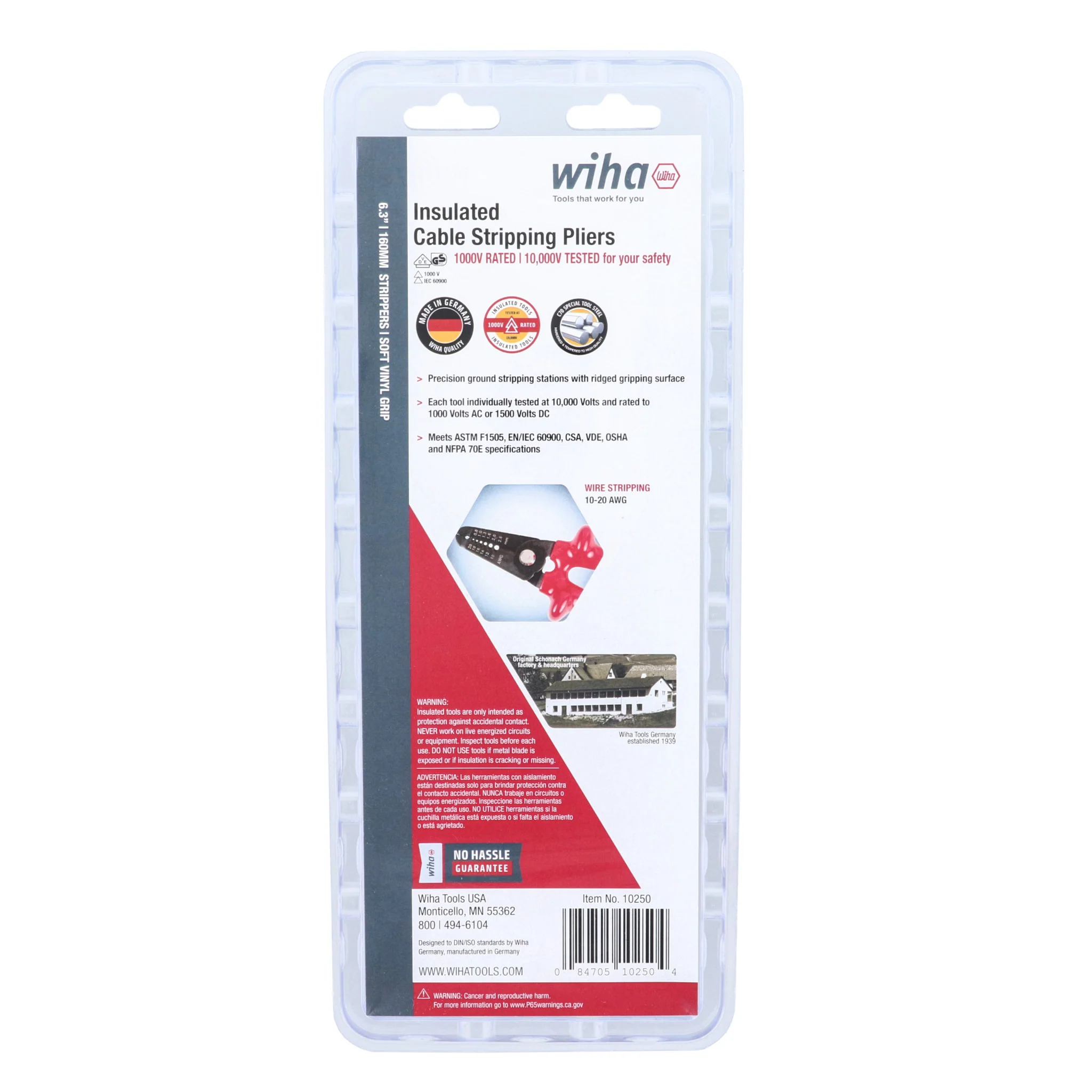 Insulated Wire Strippers 6.3" - Image 6