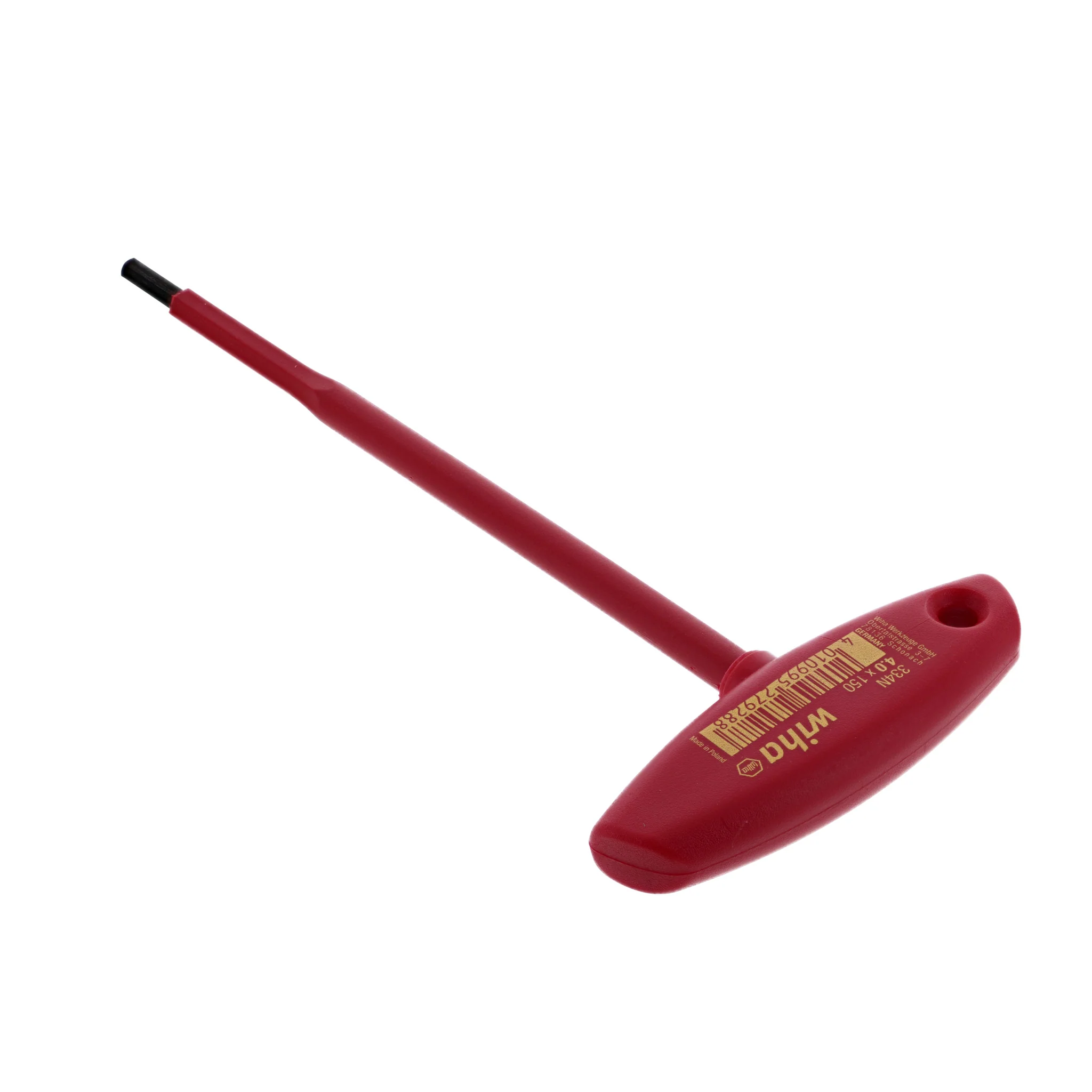 Insulated Hex Metric T-Handle 4.0mm - Image 3