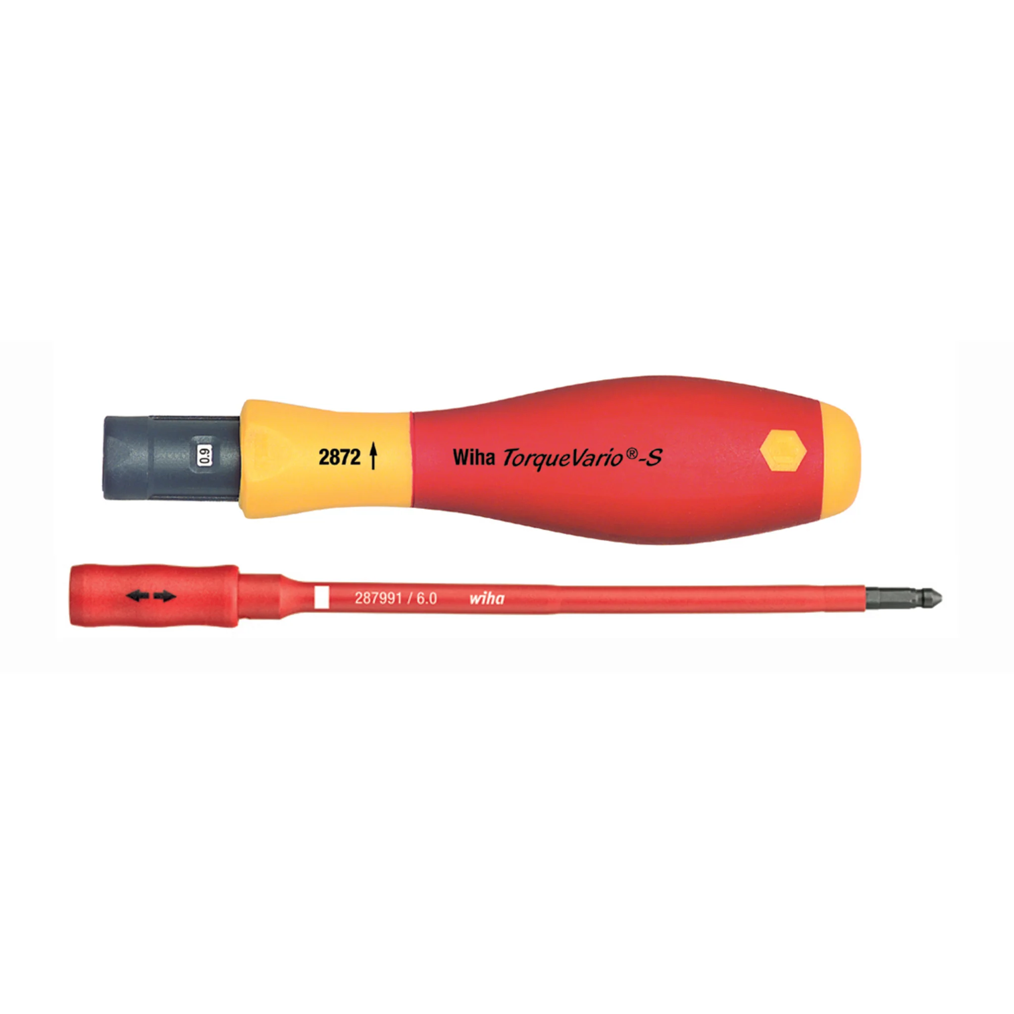 Insulated TorqueVario-S Handle 5-18 In/lbs with SlimLine Blade Holder