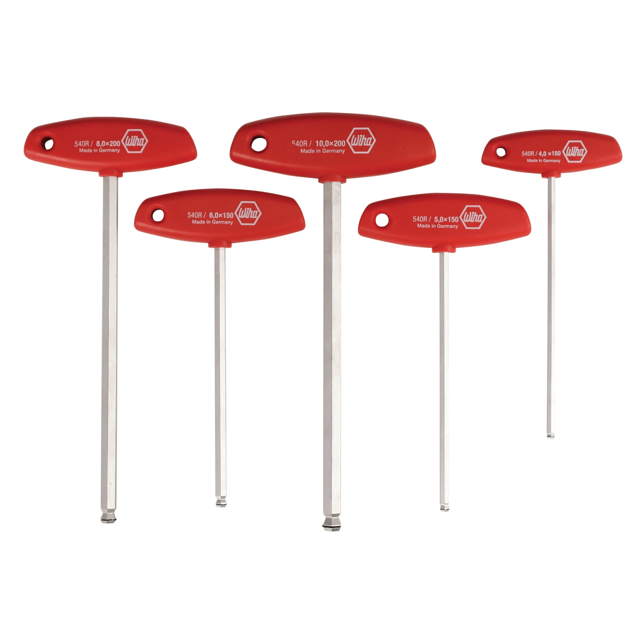5 Piece Classic Grip MagicRing Ball End T-Handle Set - Metric - Image 2