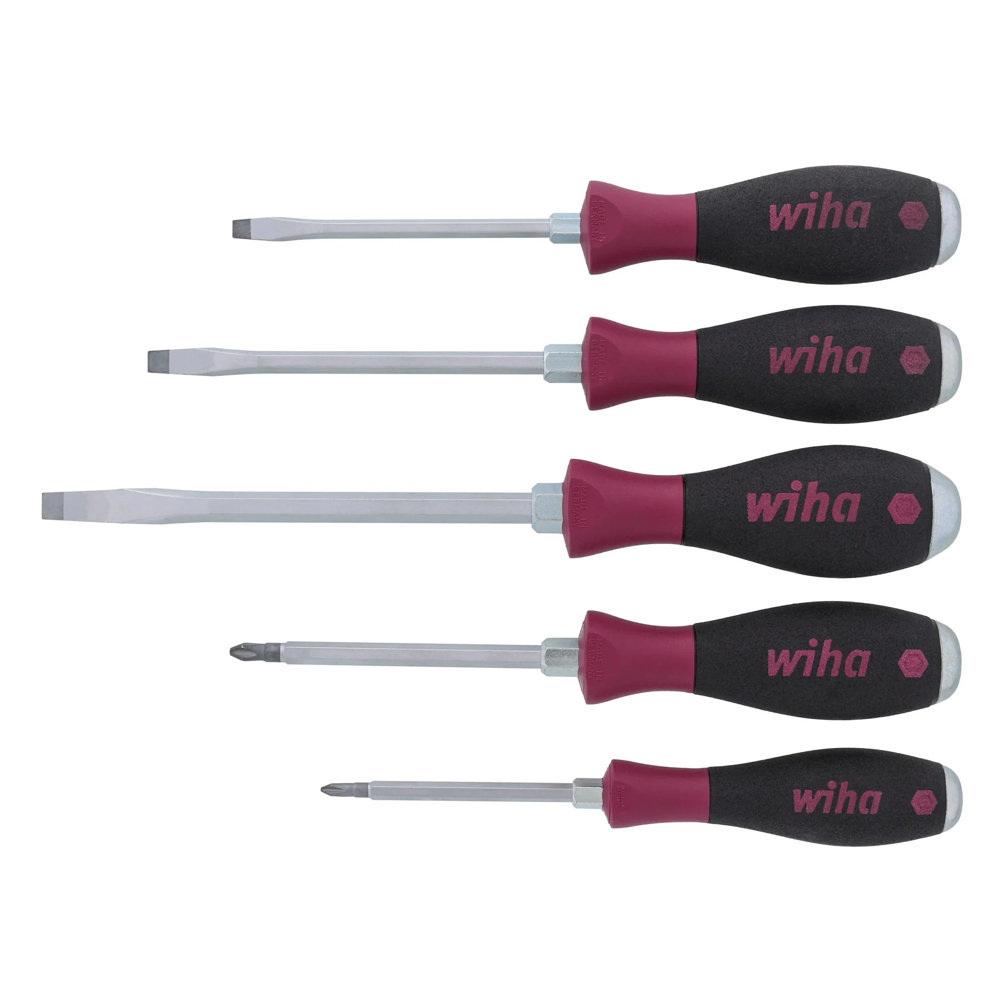 5 Piece MicroFinish XHeavy Duty Slotted and Phillips Screwdriver Set - Image 4