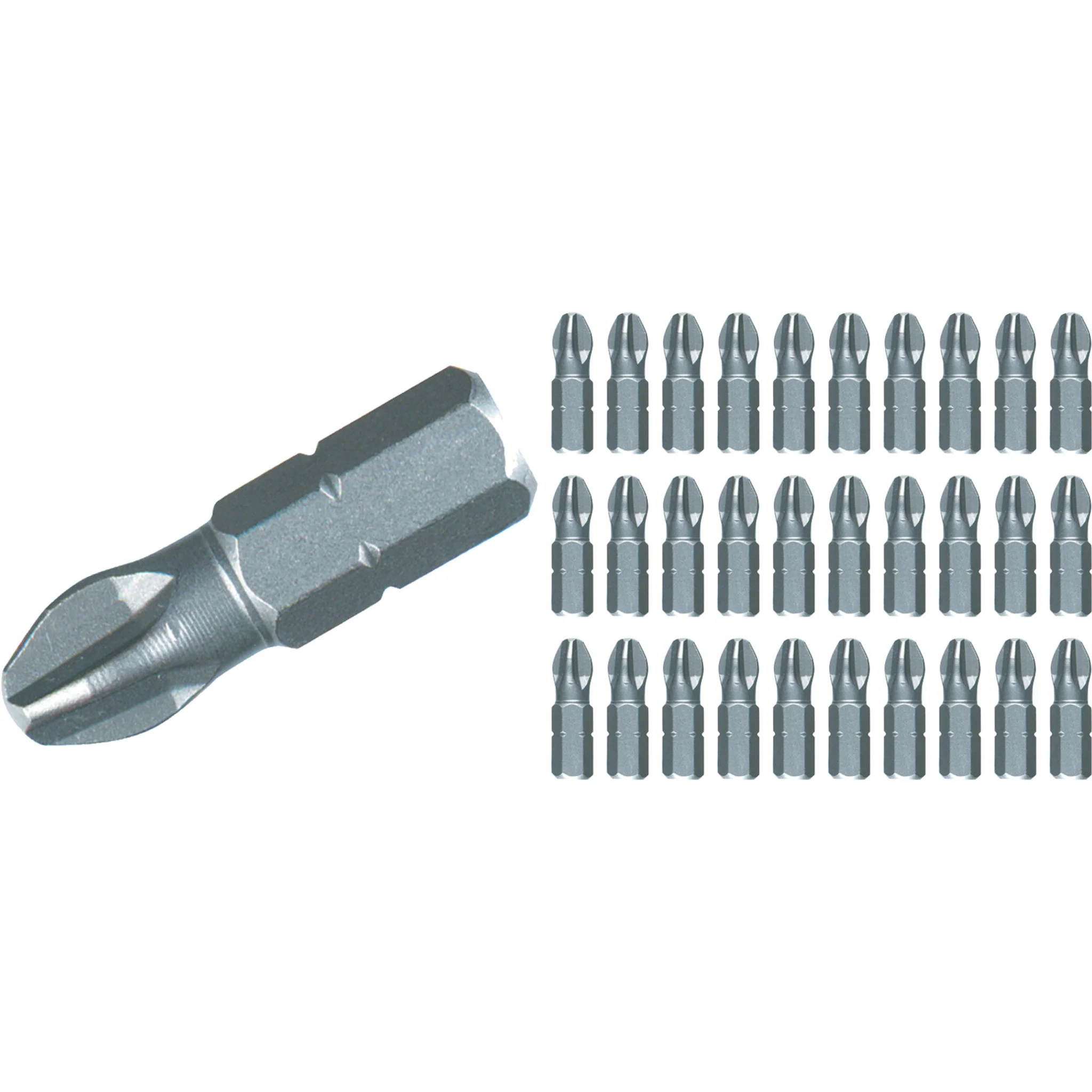 Phillips Contractor Bit #0 x 25mm - 30 Pack