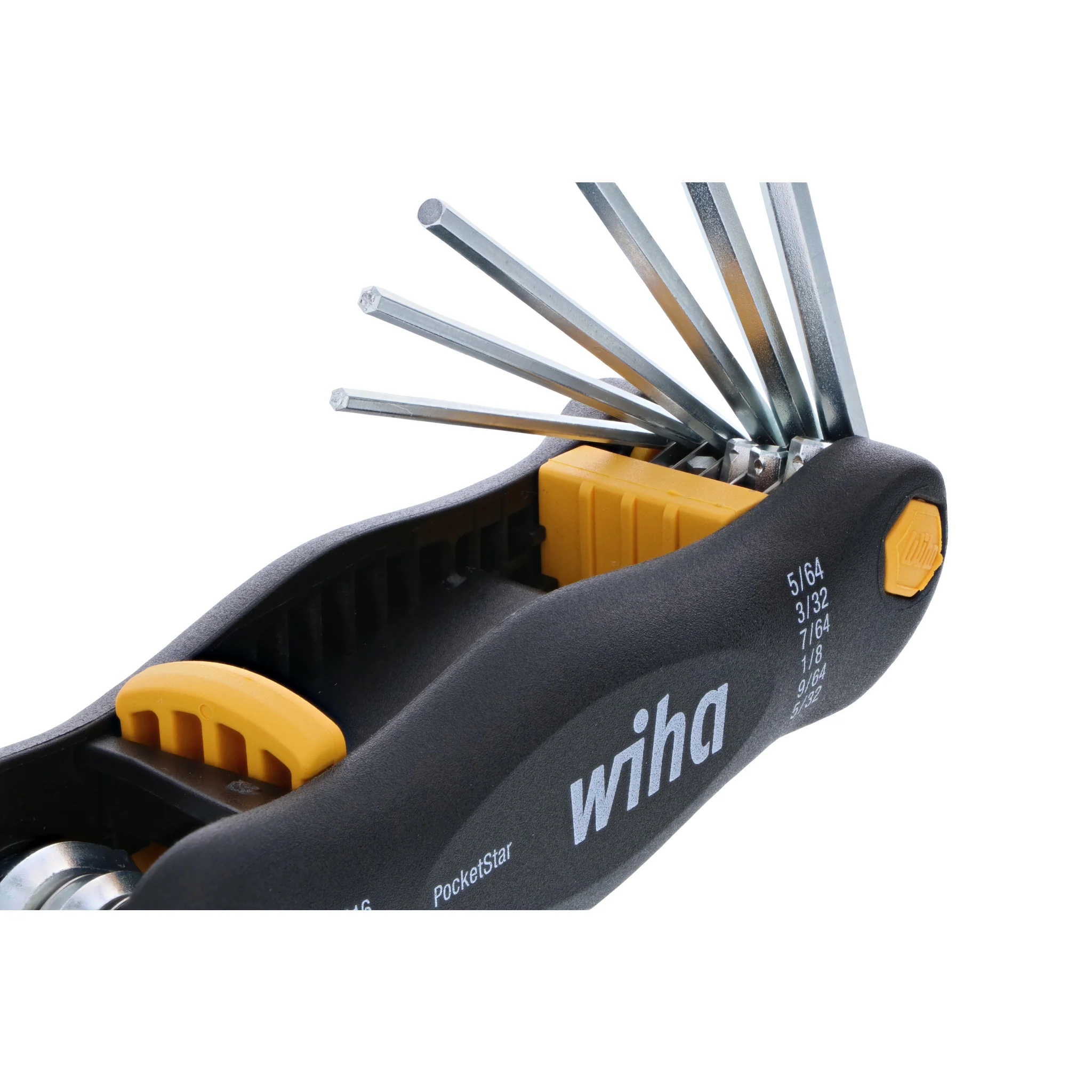9 Piece PocketStar Fold-Out Hex Key Set - SAE - Image 4