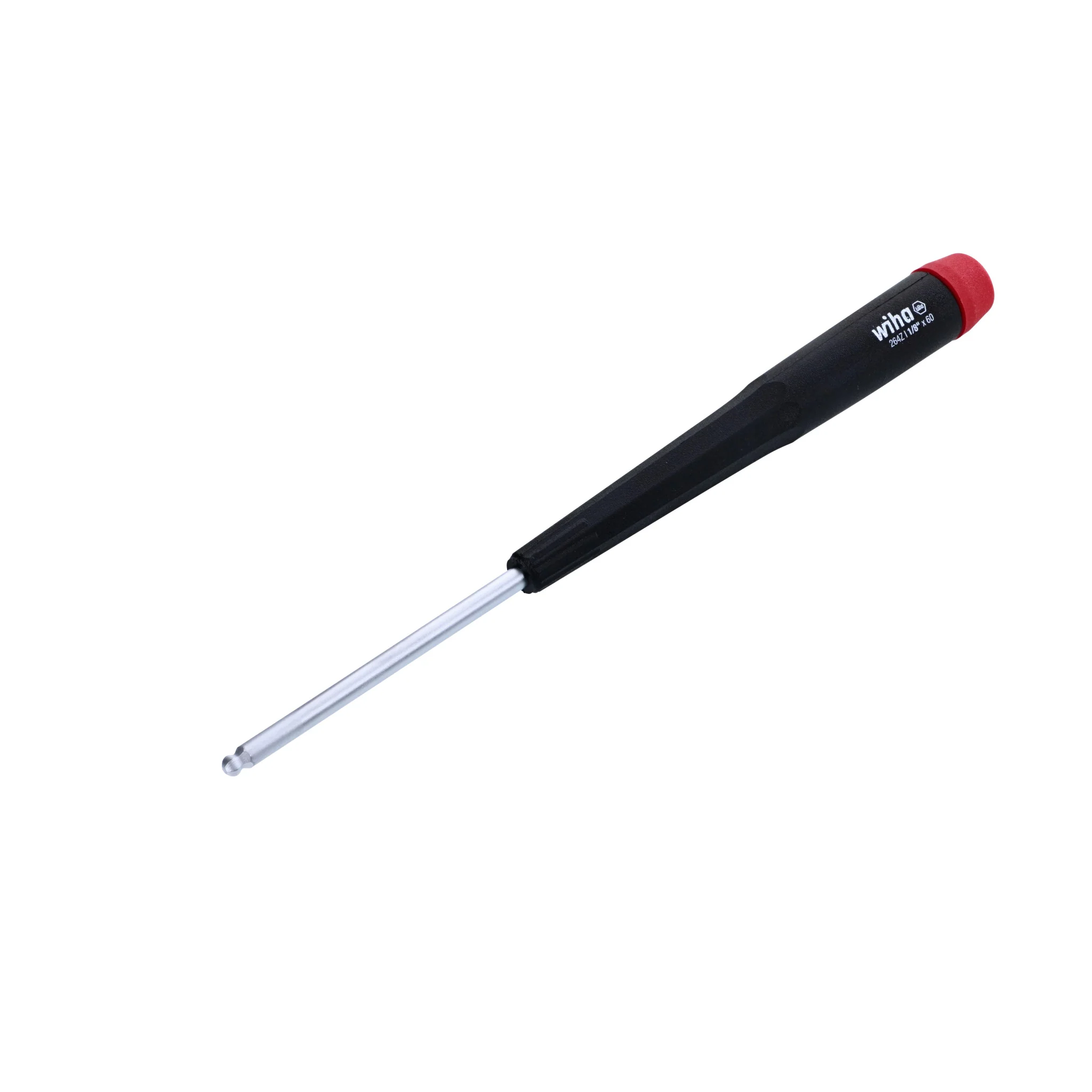 Precision Ball End Hex Screwdriver 1/8" x 60mm