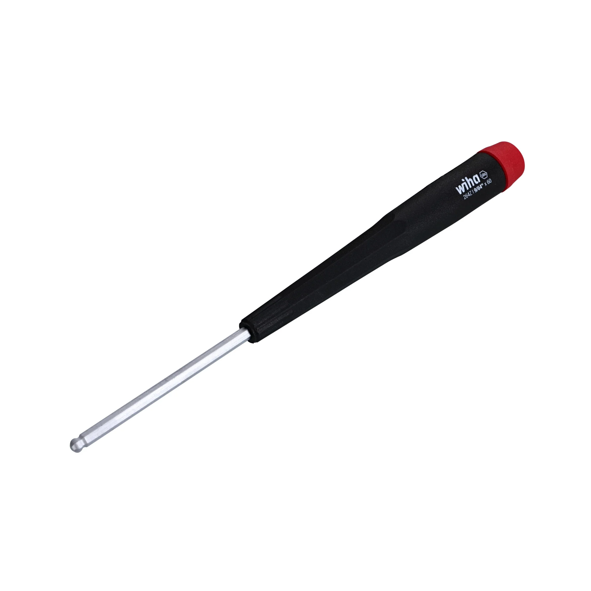 Precision Ball End Hex Screwdriver 9/64" x 60mm