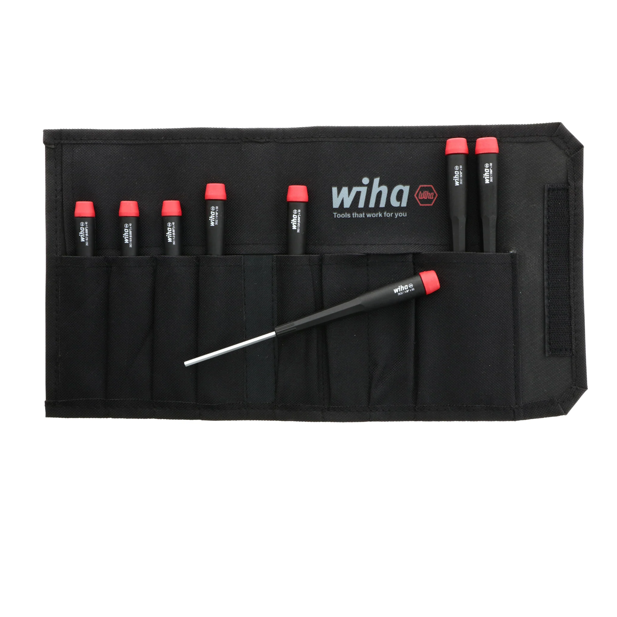 8 Piece Precision Hex Screwdriver Set - SAE - Image 2