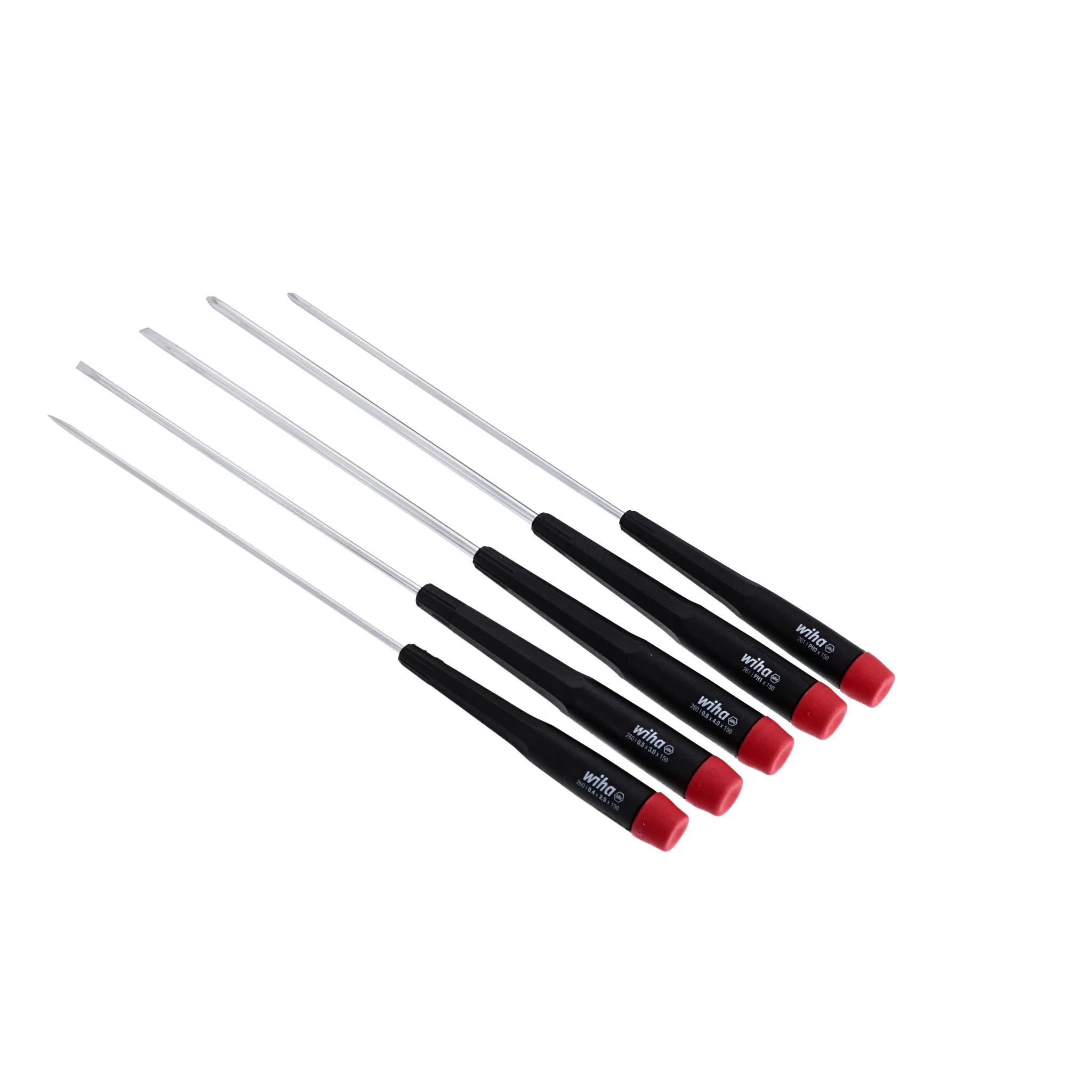 5 Piece Precision Slotted and Phillips Screwdriver Set - Image 4