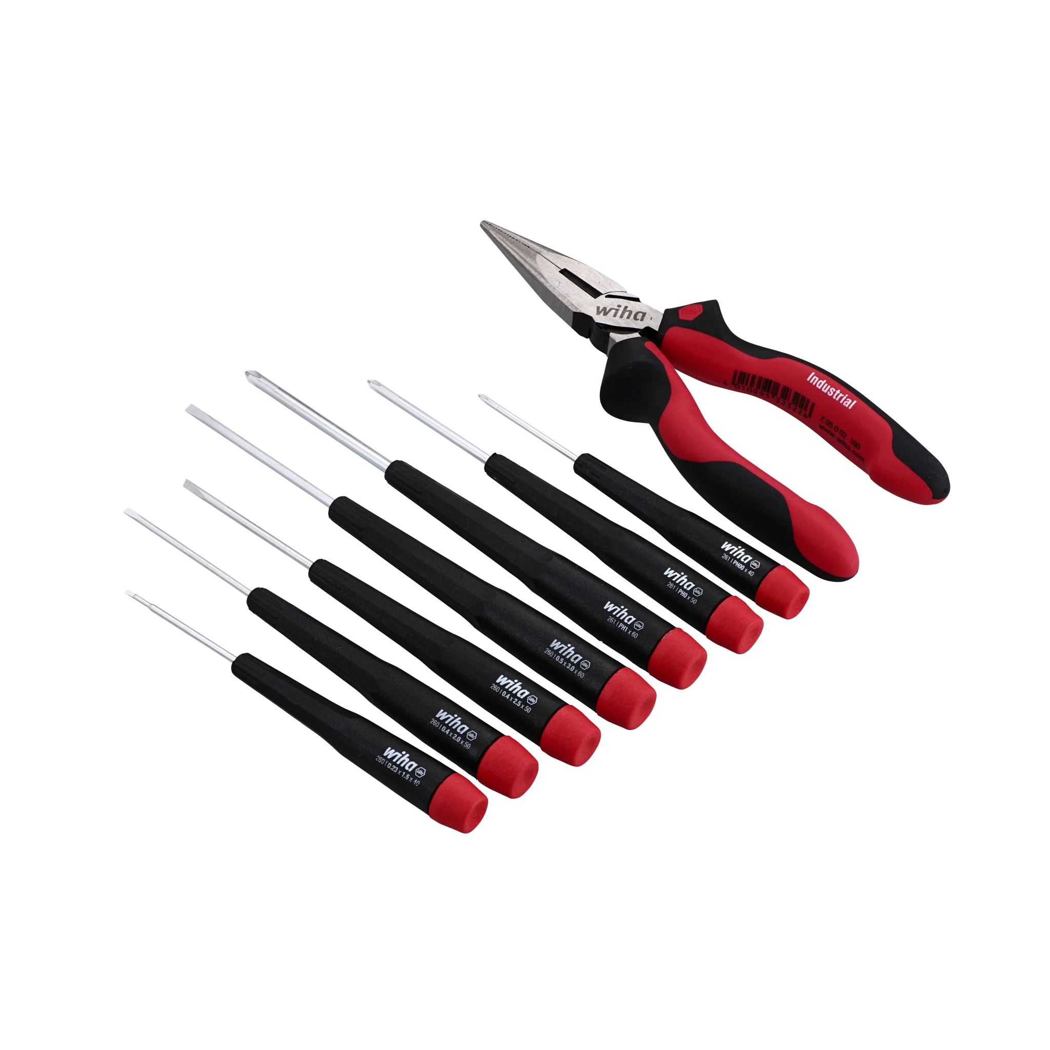 8 Piece Precision Slotted and Phillips Screwdrivers and Pliers Set - Image 4