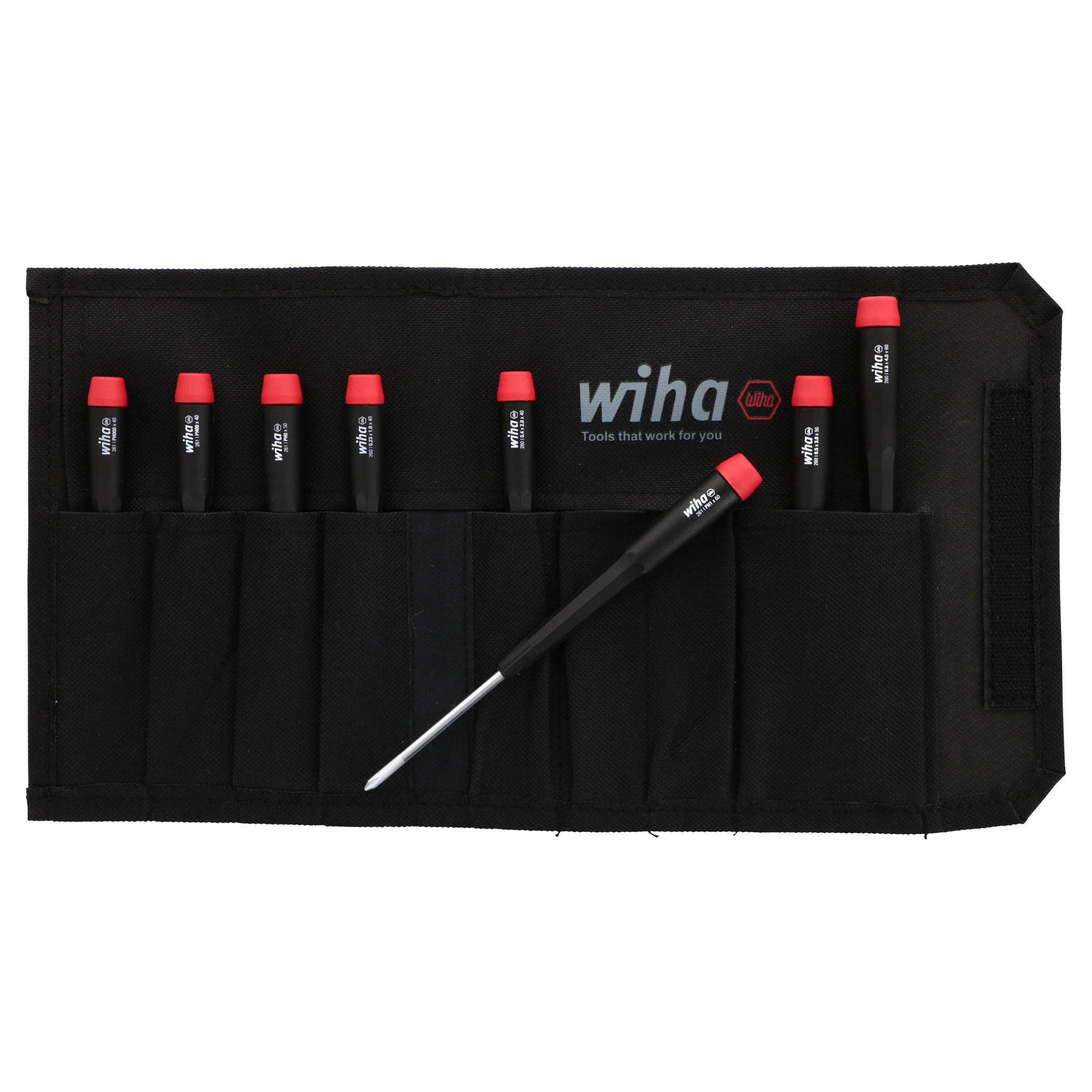 8 Piece Precision Slotted and Phillips Screwdriver Set - Image 4
