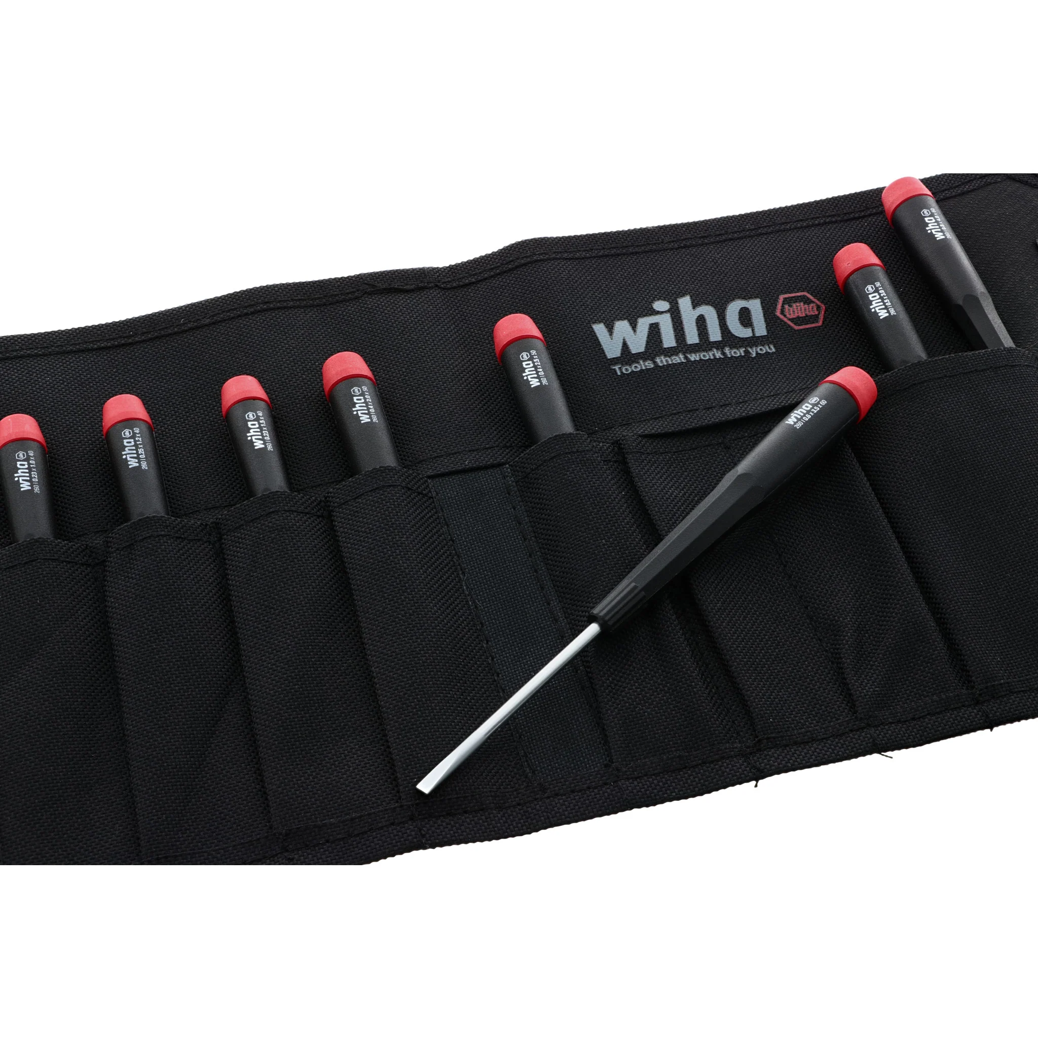 8 Piece Precision Slotted Screwdriver Set - Image 3