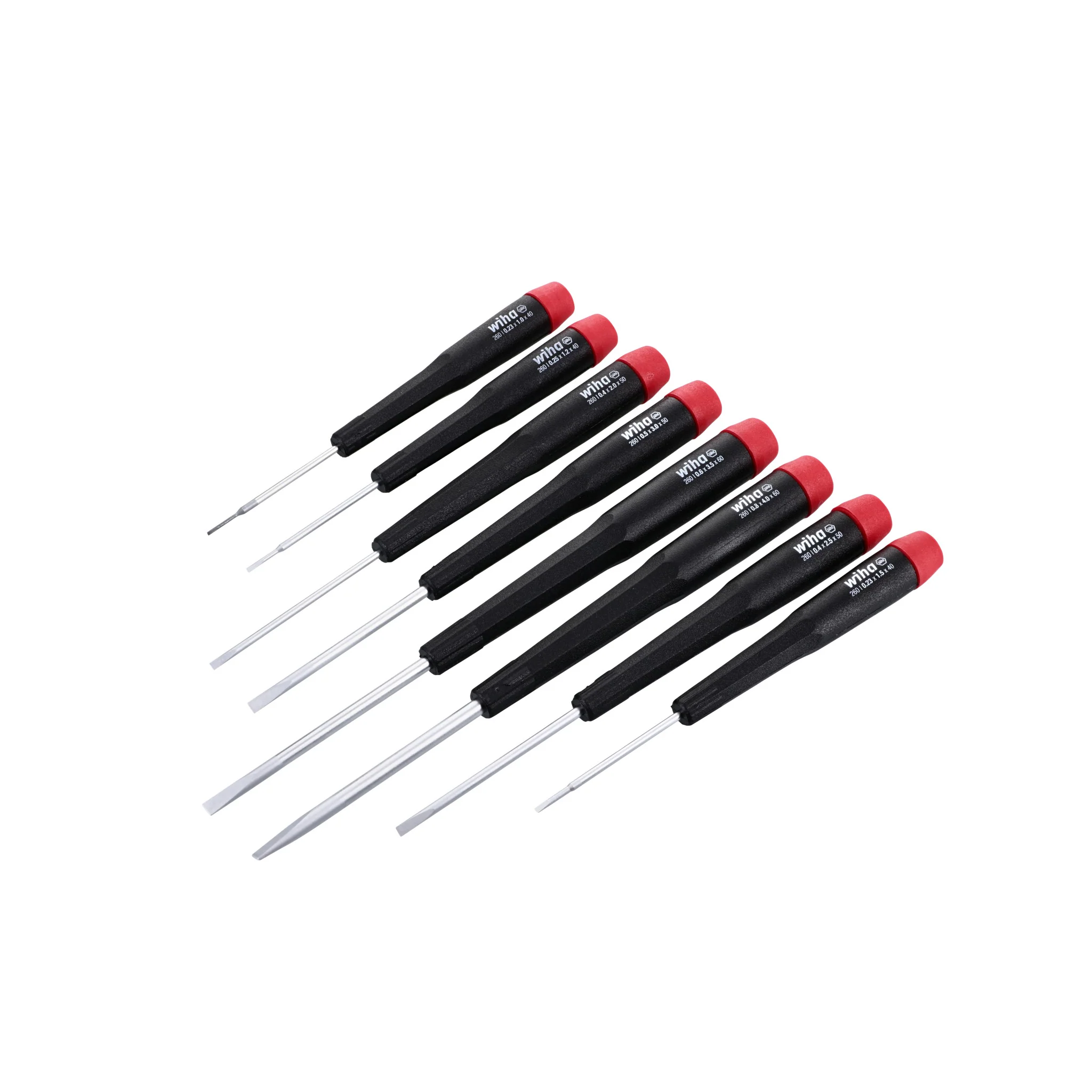 8 Piece Precision Slotted Screwdriver Set - Image 4