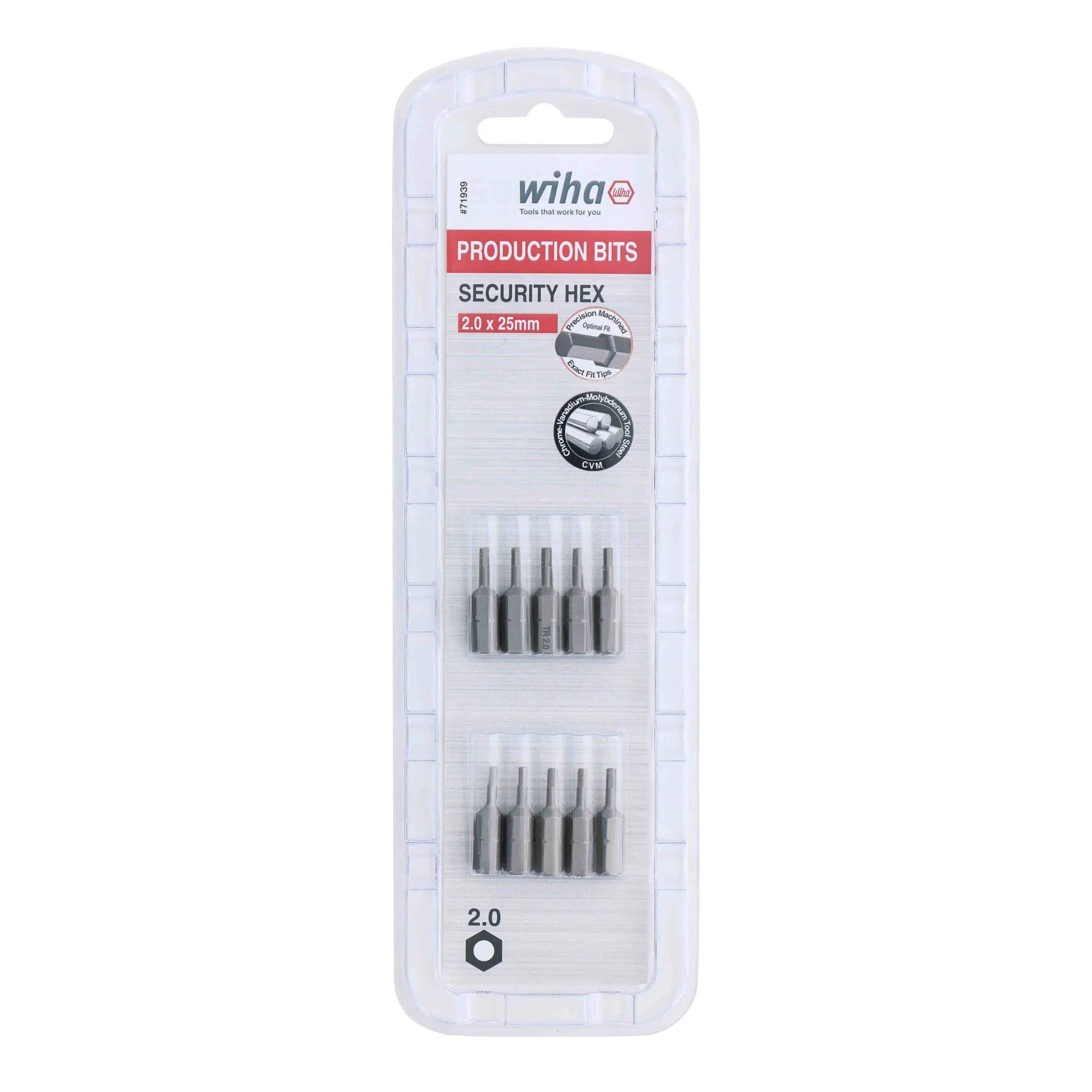 Security Hex Bit 2.0 - 25mm - 10 Pack - Image 2