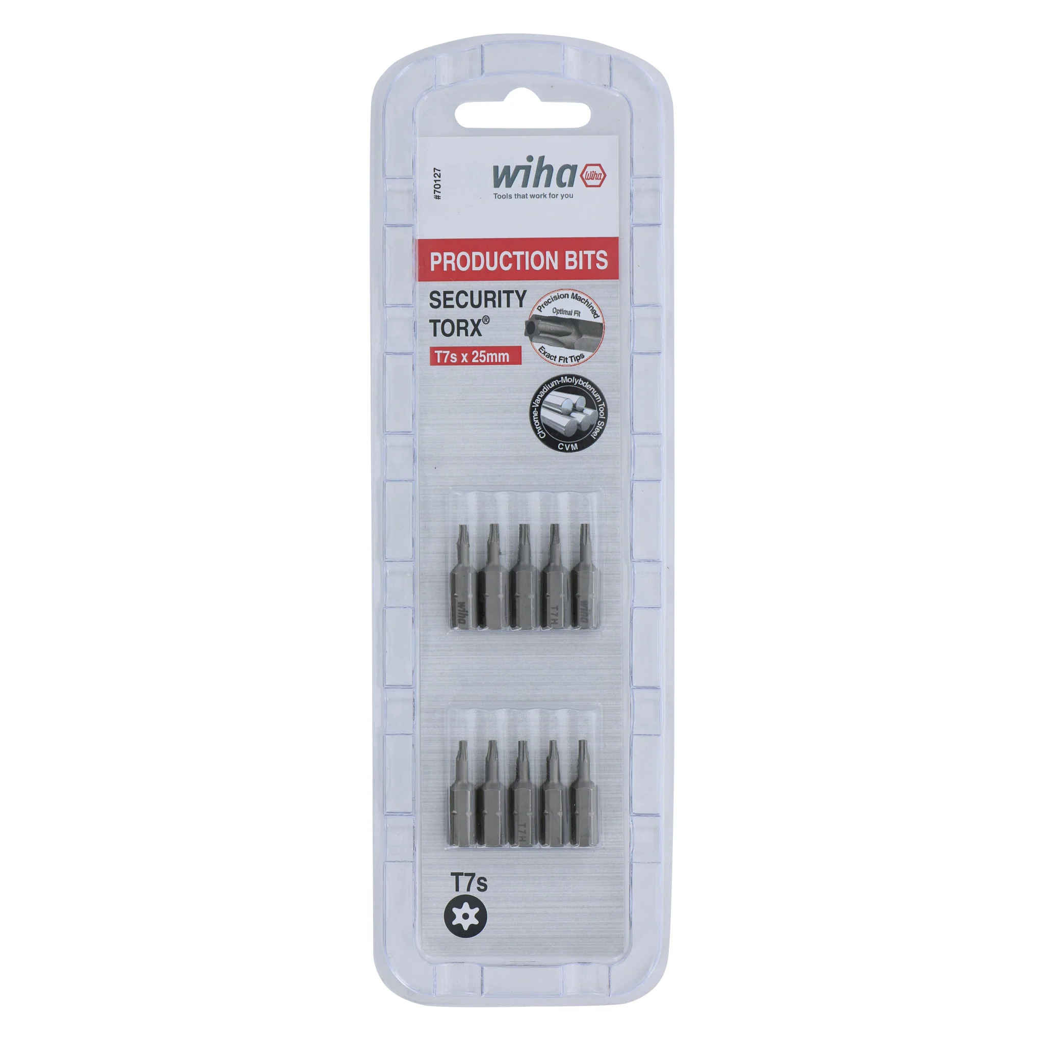 Security Torx Bit T7s - 25mm - 10 Pack - Image 2