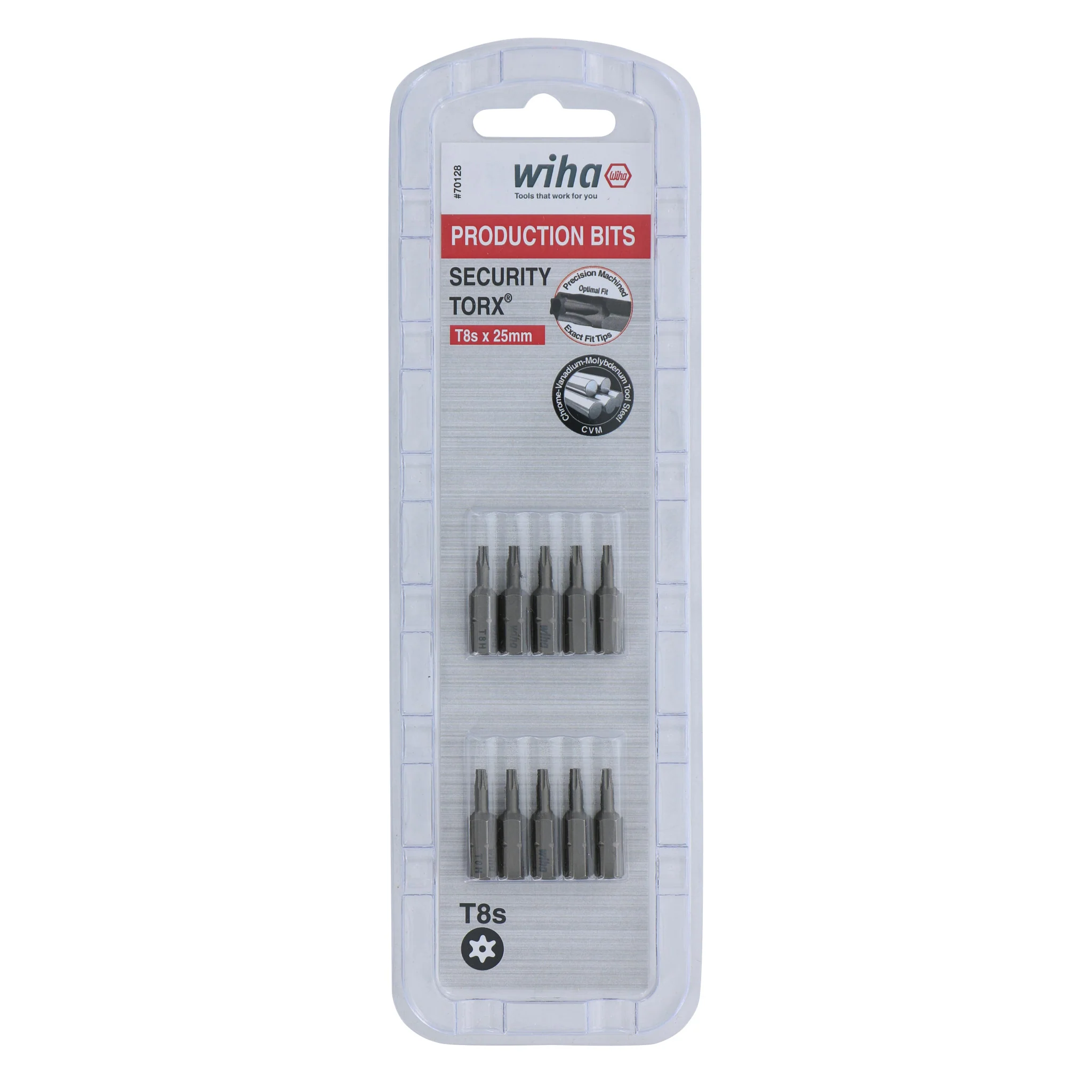 Security Torx Bit T8s - 25mm - 10 Pack - Image 2