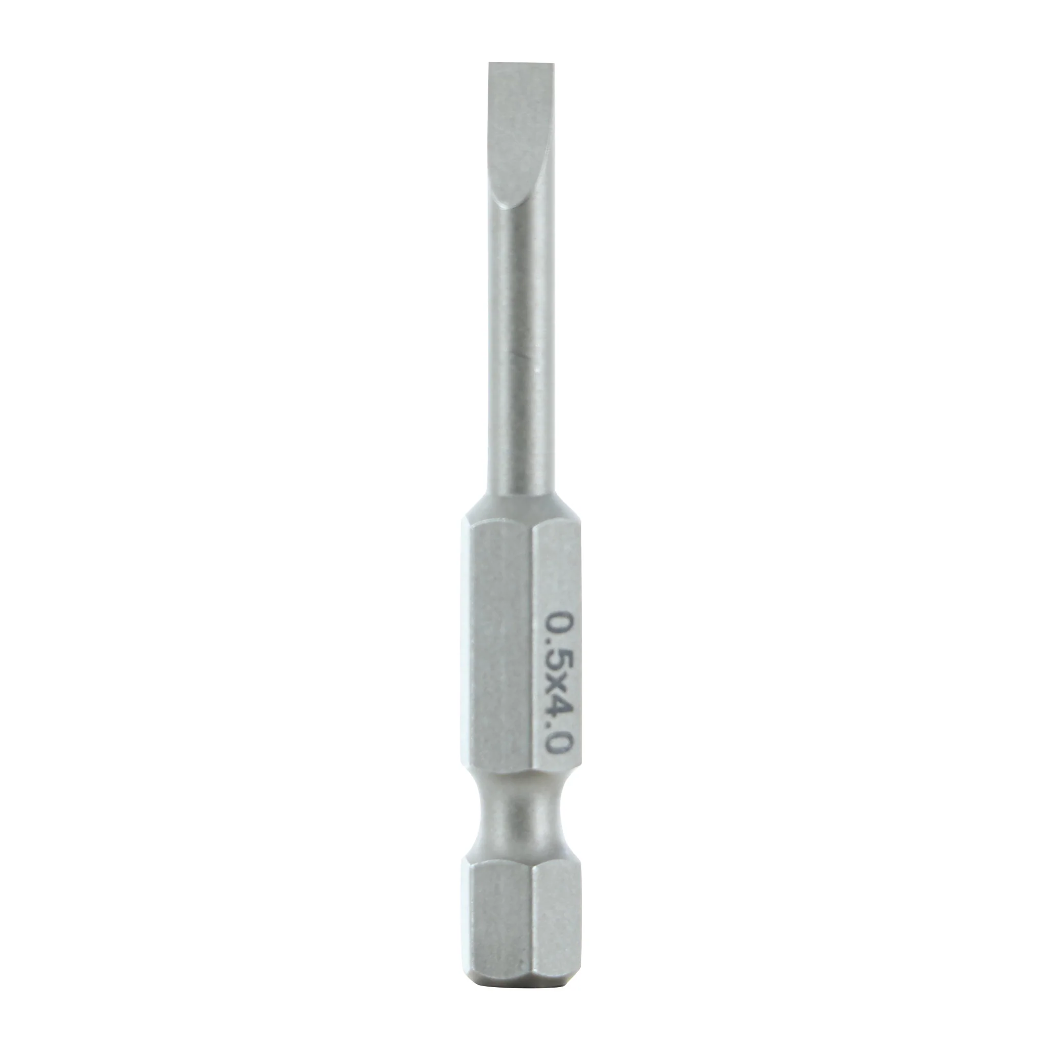 Slotted Bit 4.0 x .5 - 50mm - 10 Pack
