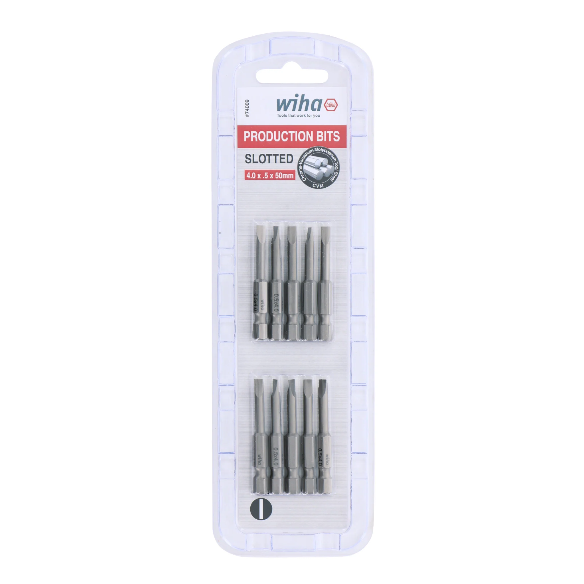 Slotted Bit 4.0 x .5 - 50mm - 10 Pack - Image 3
