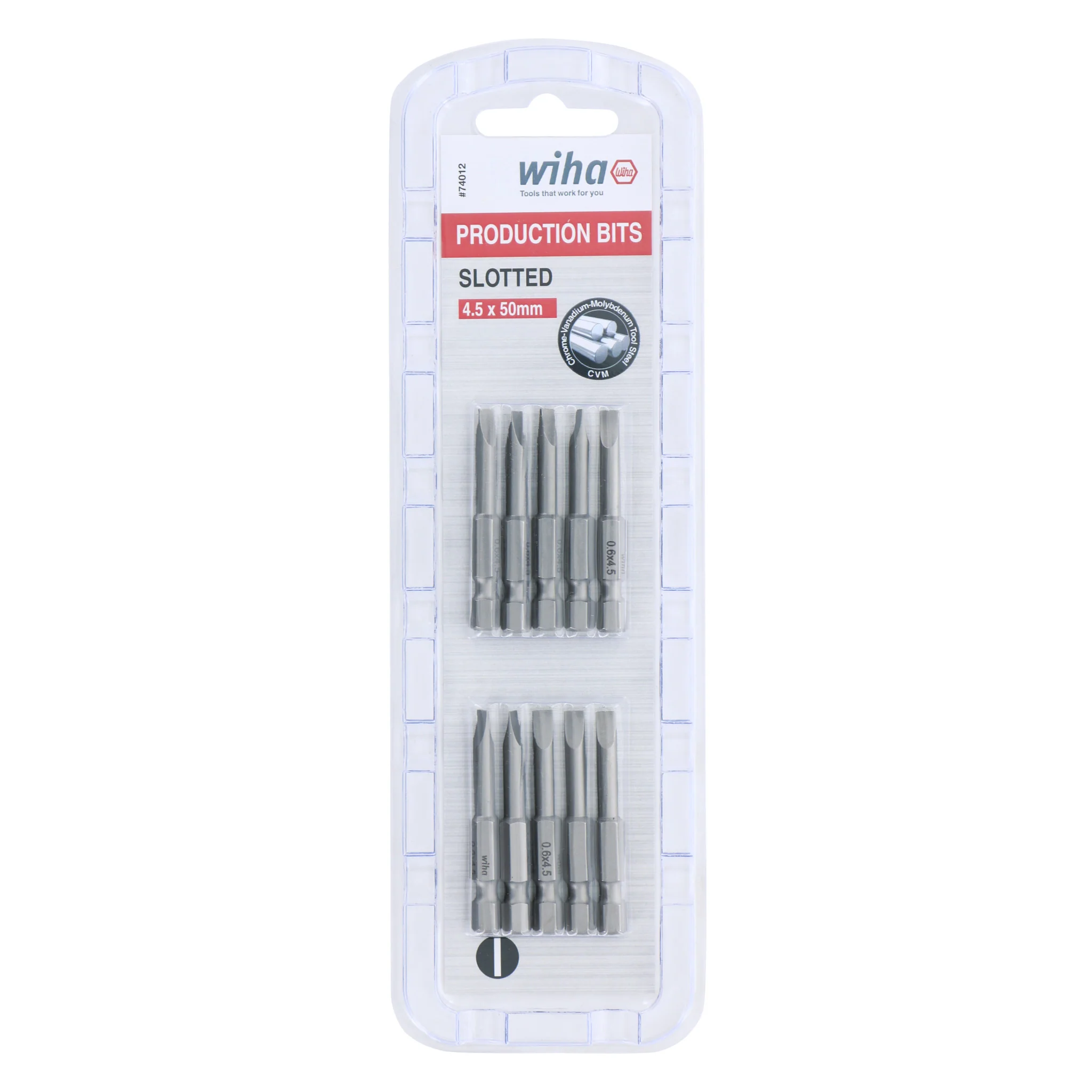 Slotted Bit 4.5 - 50mm - 10 Pack - Image 3
