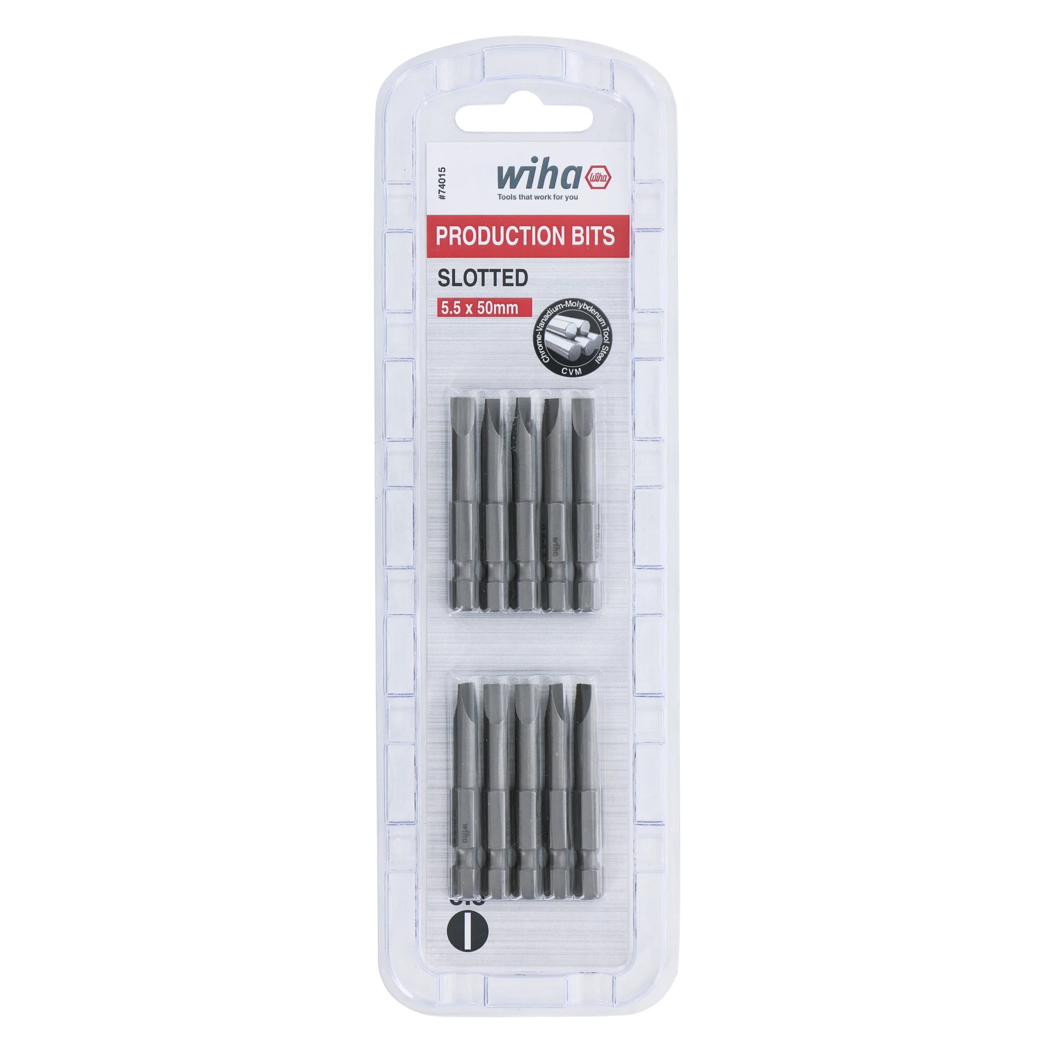 Slotted Bit 5.5 - 50mm - 10 Pack - Image 2