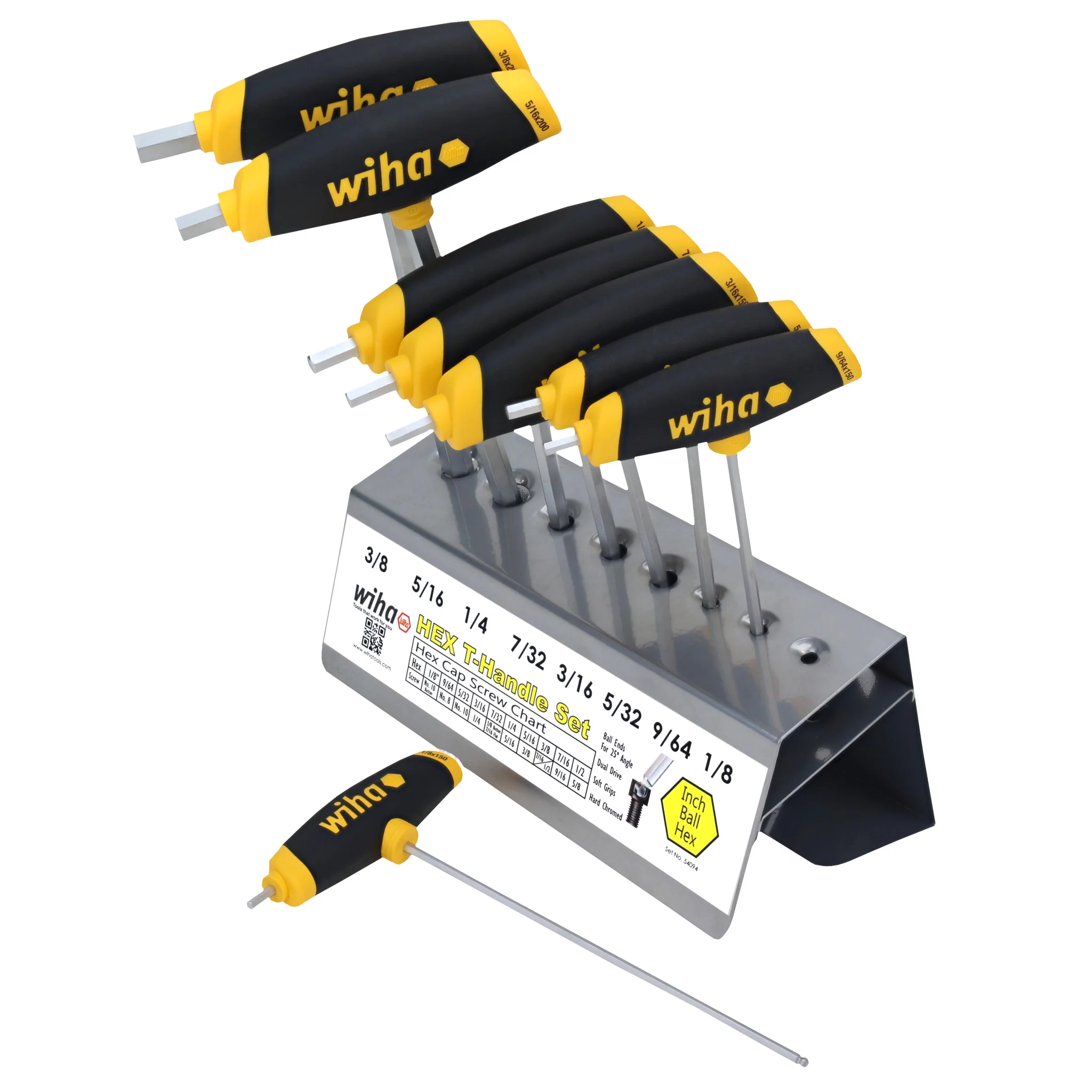 8 Piece SoftGrip Dual Drive SAE T-Handle Set - Image 3