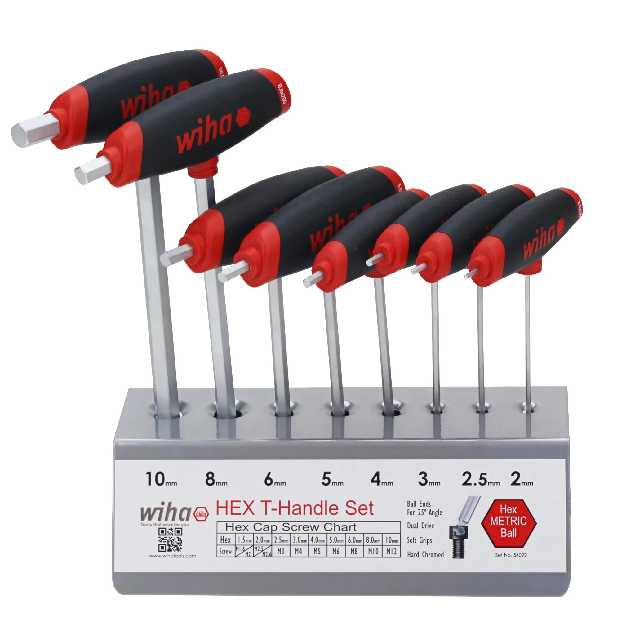 8 Piece SoftGrip Dual Drive Metric T-Handle Set - Image 5