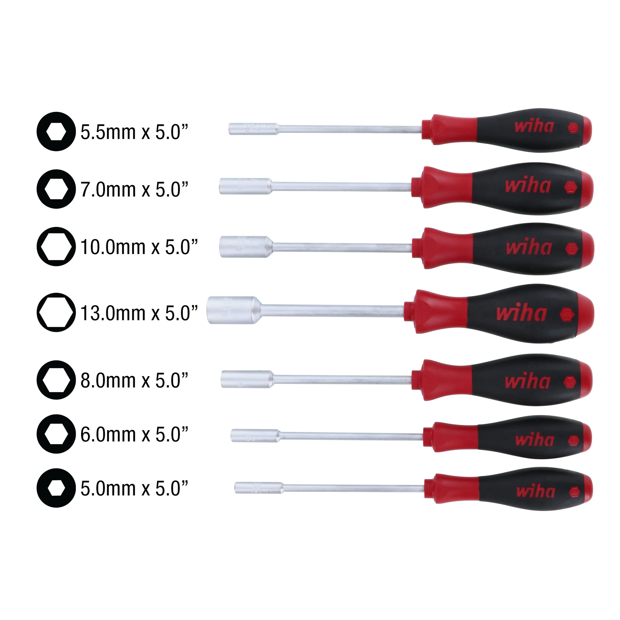 7 Piece SoftFinish Nut Driver Set - Metric - Image 4