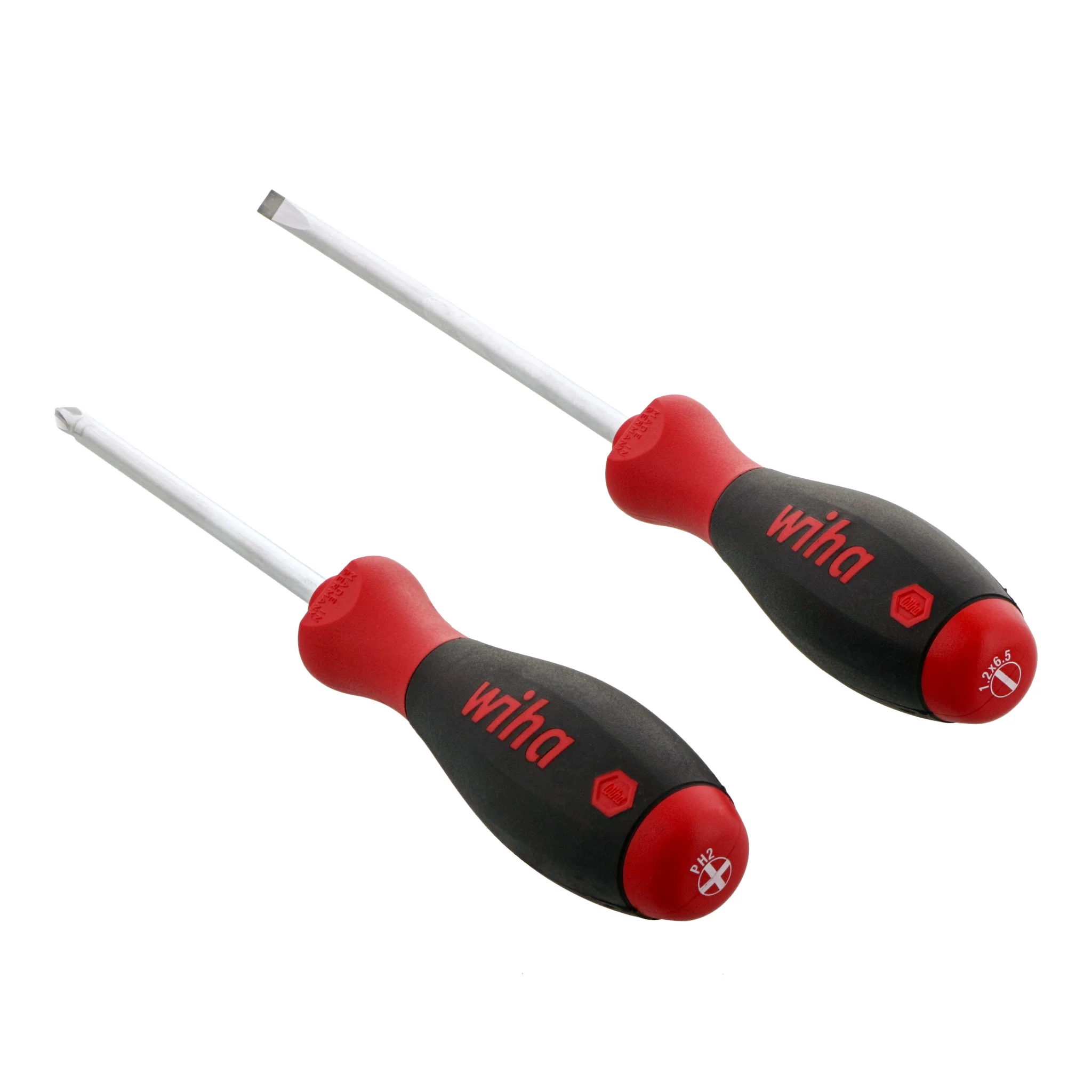 2 Piece SoftFinish Slotted and Phillips Screwdriver Set - Image 3