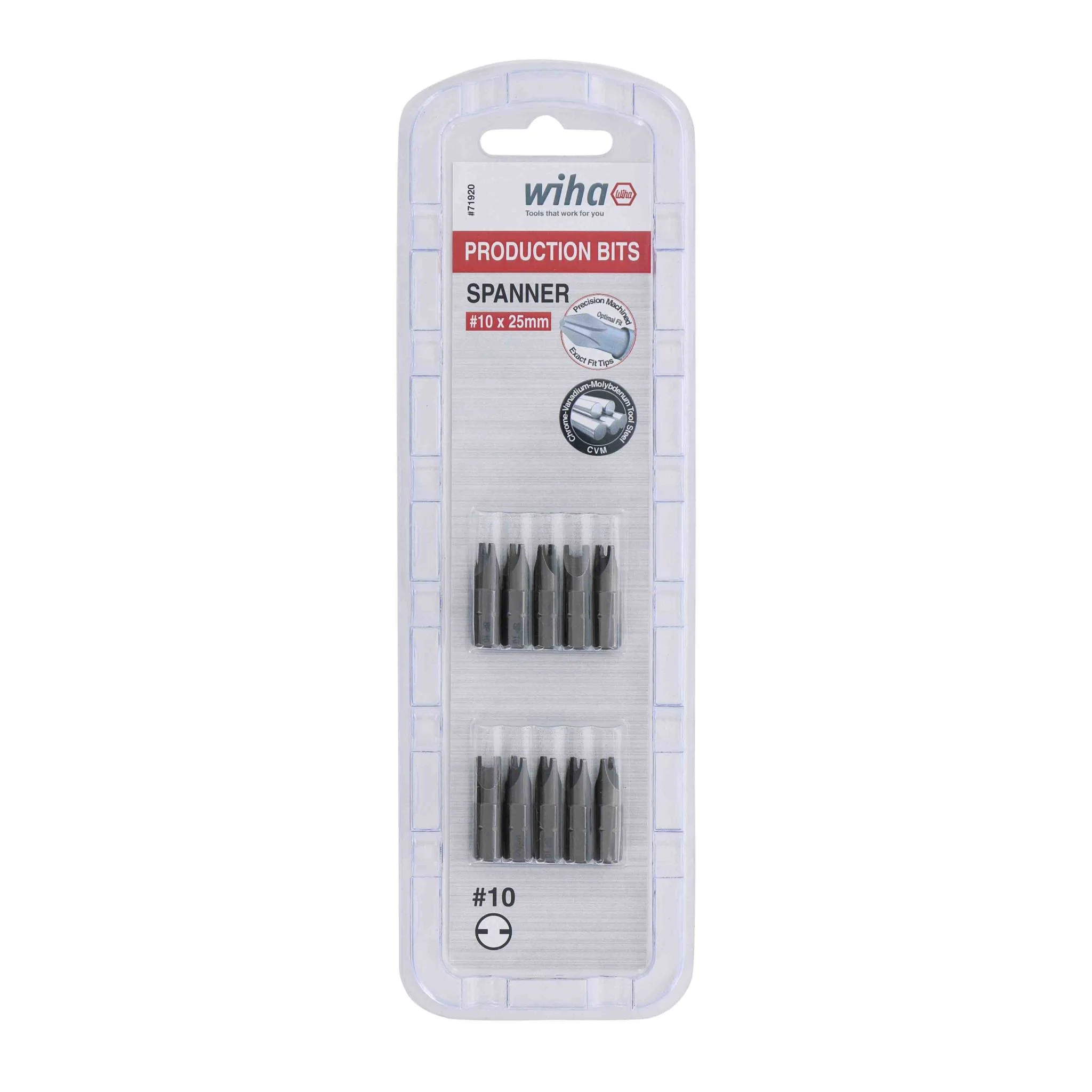 Spanner Bit #10 - 25mm - 10 Pack - Image 2
