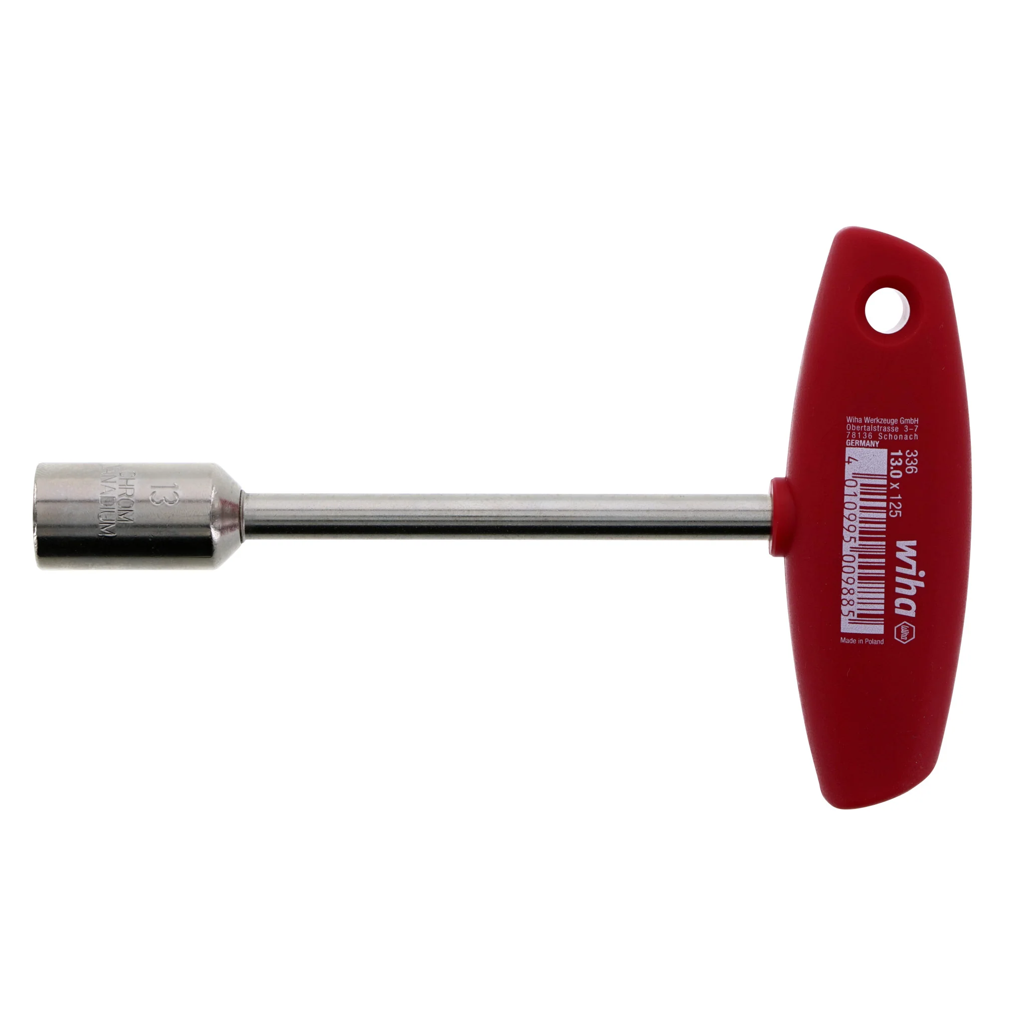 Classic Grip T-Handle Nut Driver 13.0mm