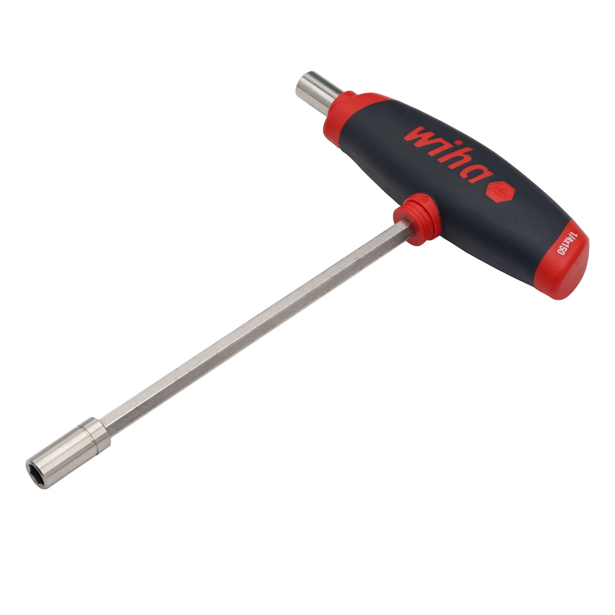 SoftGrip T-Handle Dual Drive Magnetic 1/4" Bit Holders - Image 3