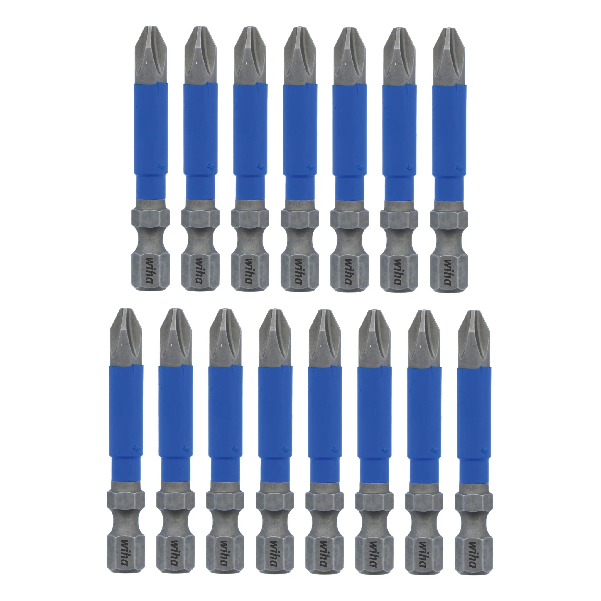 TerminatorBlue Impact Bit Phillips #2 - 2 Inch - 15 Pack