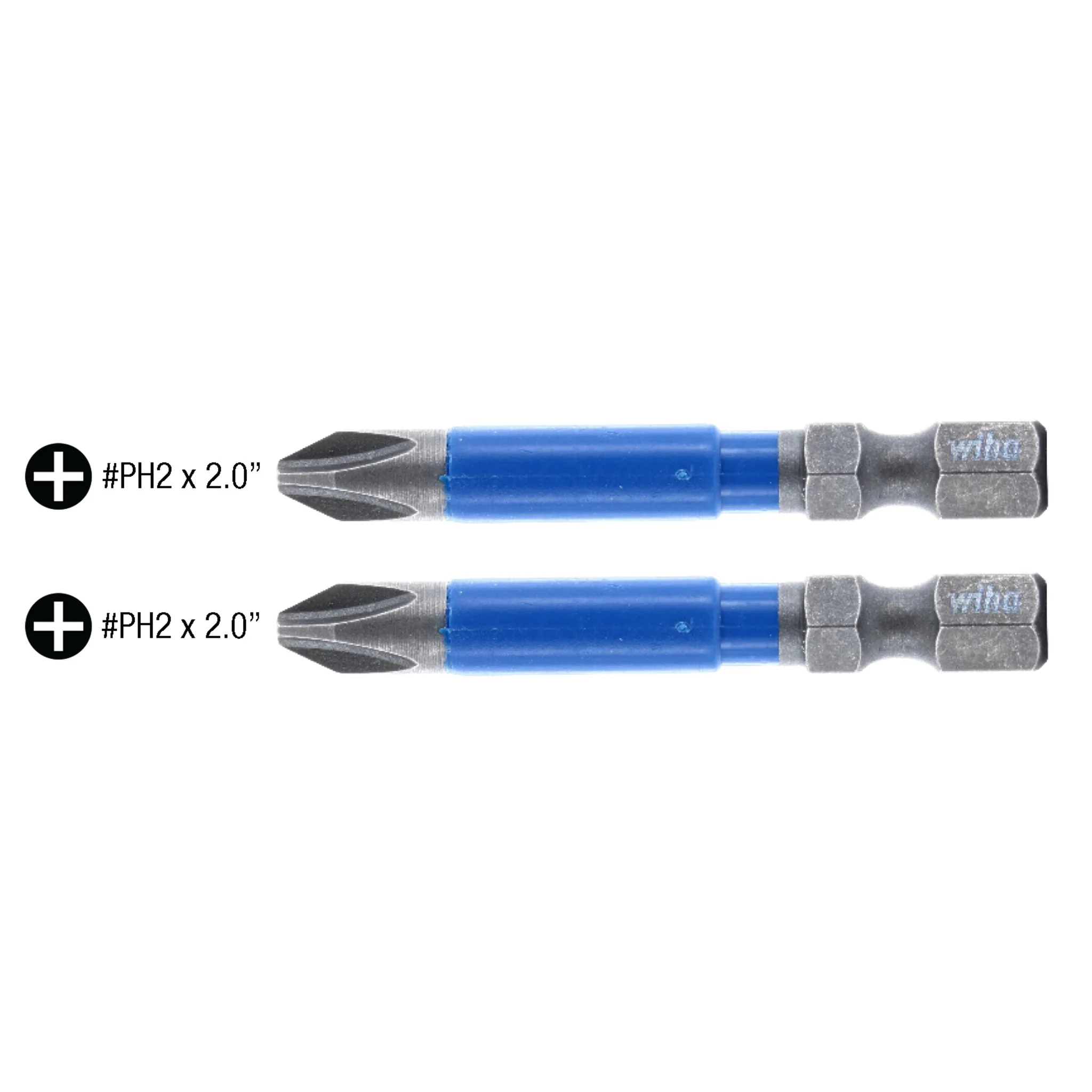 TerminatorBlue Impact Bit Phillips #2 - 2 Inch - 2 Pack - Image 2