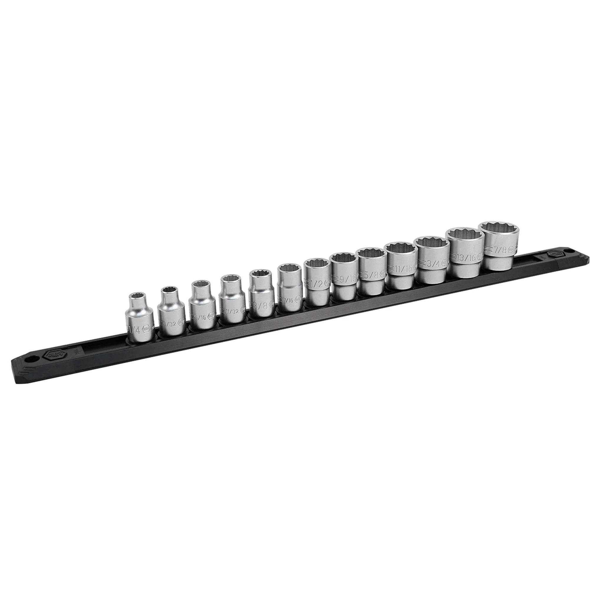 17 Piece Professional Socket Set -12 Point - 3/8" Drive - SAE - Image 3