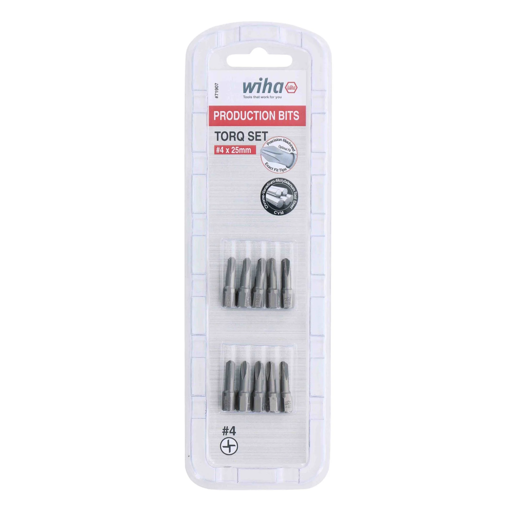 Torq-Set Bit #4 - 25mm - 10 Pack - Image 2