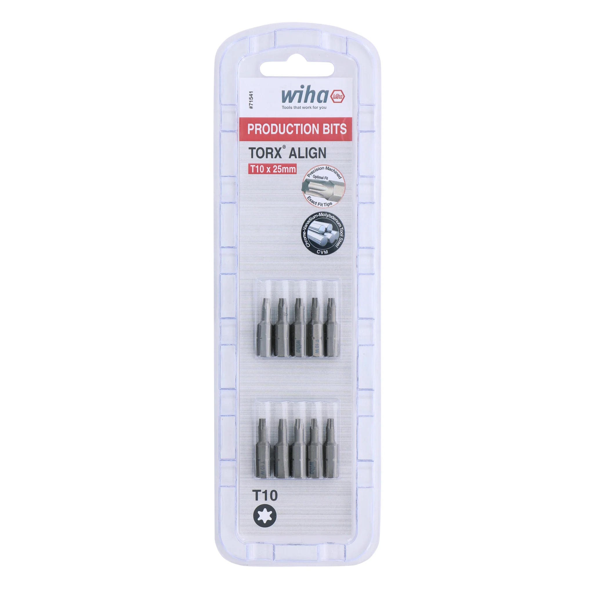 Torx Align Insert Bit T10 x 25mm - 10 Pack - Image 2