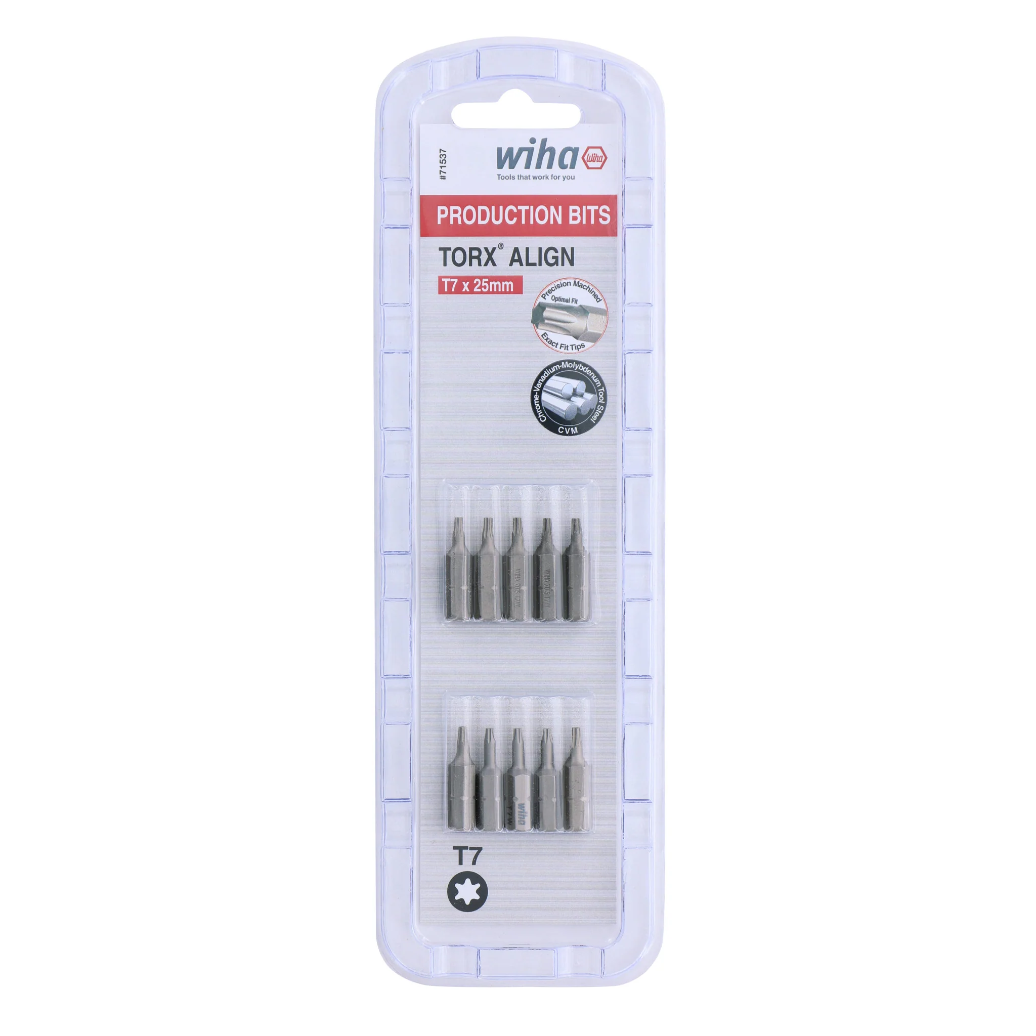 Torx Align Insert Bit T7 x 25mm - 10 Pack - Image 2