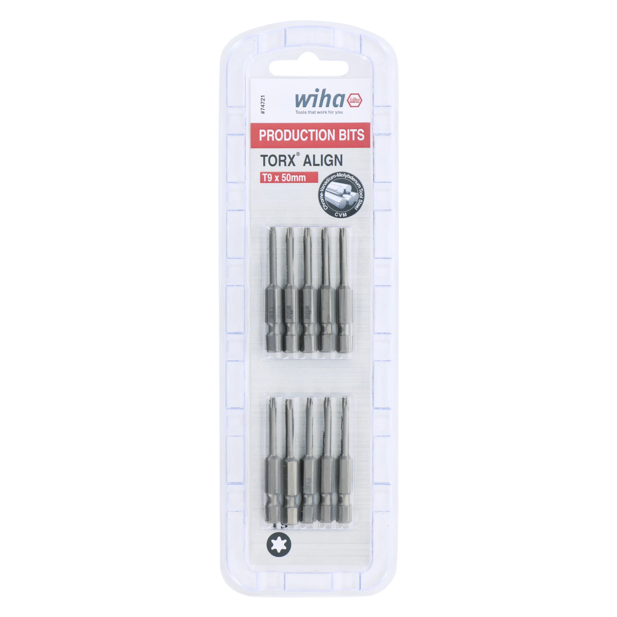 Torx Align Power Bit T9 x 50mm - 10 Pack - Image 2