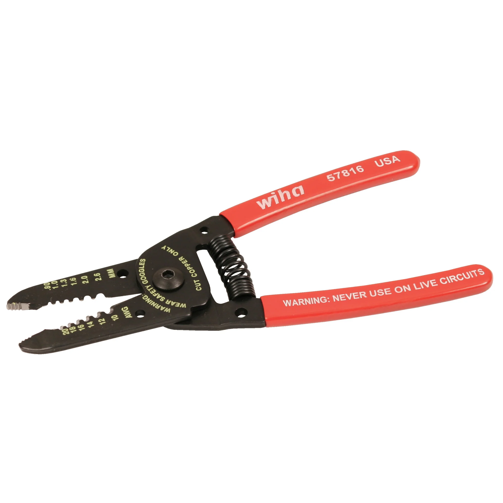 Classic Grip Wire Strippers/Cutters 6.0" - Image 2