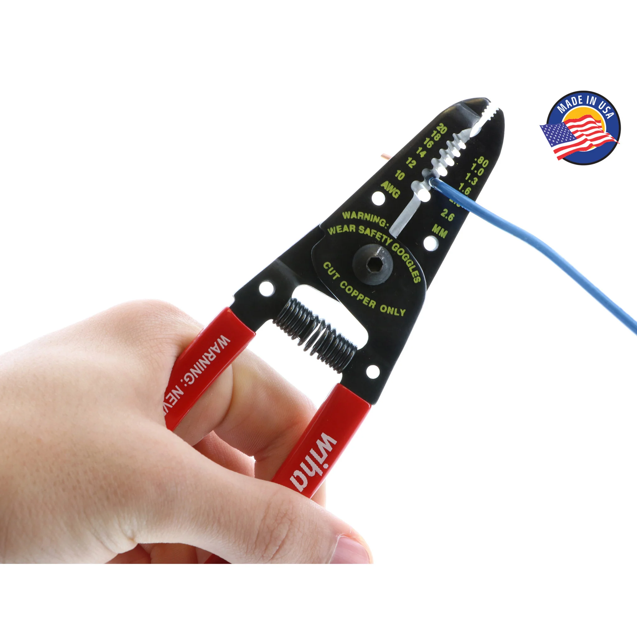 Classic Grip Wire Strippers/Cutters 6.0" - Image 6